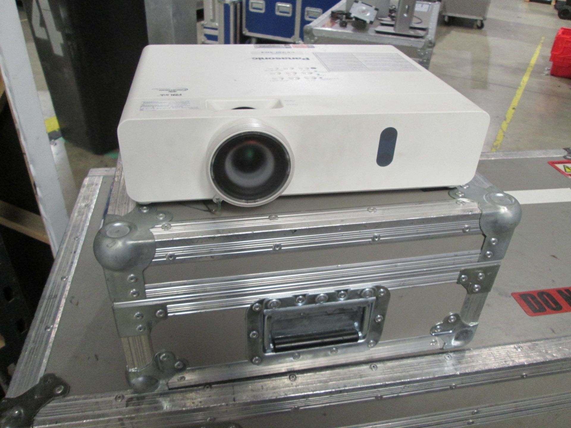 Panasonic PT-VX410Z LCD Projector, S/N DC4640030, YOM 2014, In flight case