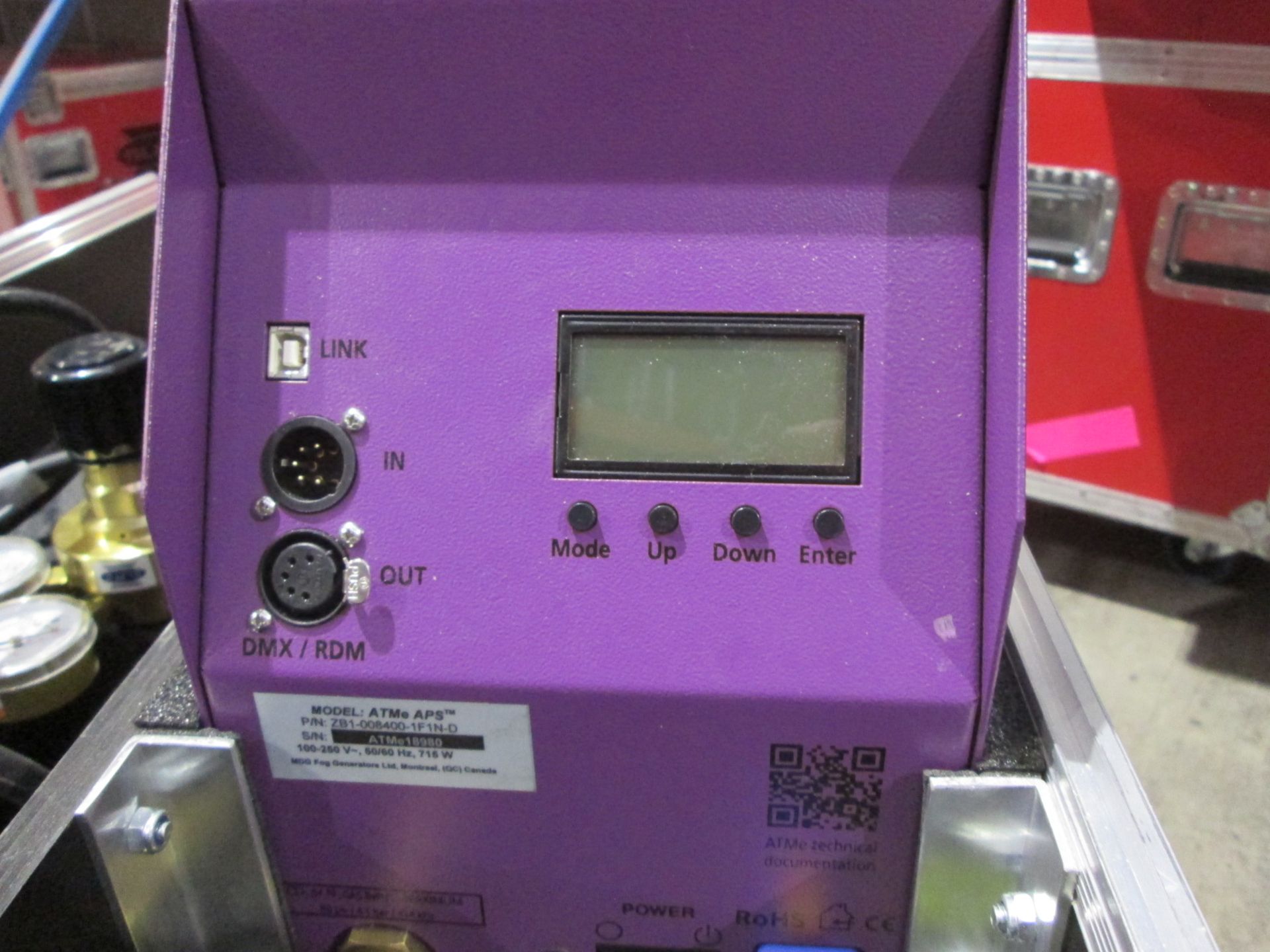 MDG ATMe APS Haze Generator. In flight case. S/N ATMe18980 - Image 4 of 8