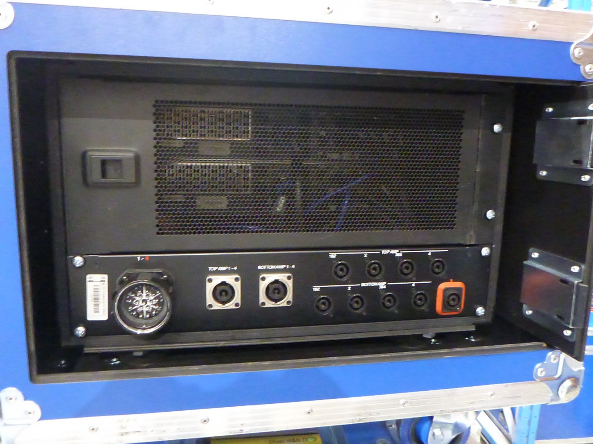 D & B Audiotecknik Dual D20 4 Chnl Power Amplifier Rack with input panel Kelsey D20 Soca, NL8 & - Image 4 of 10