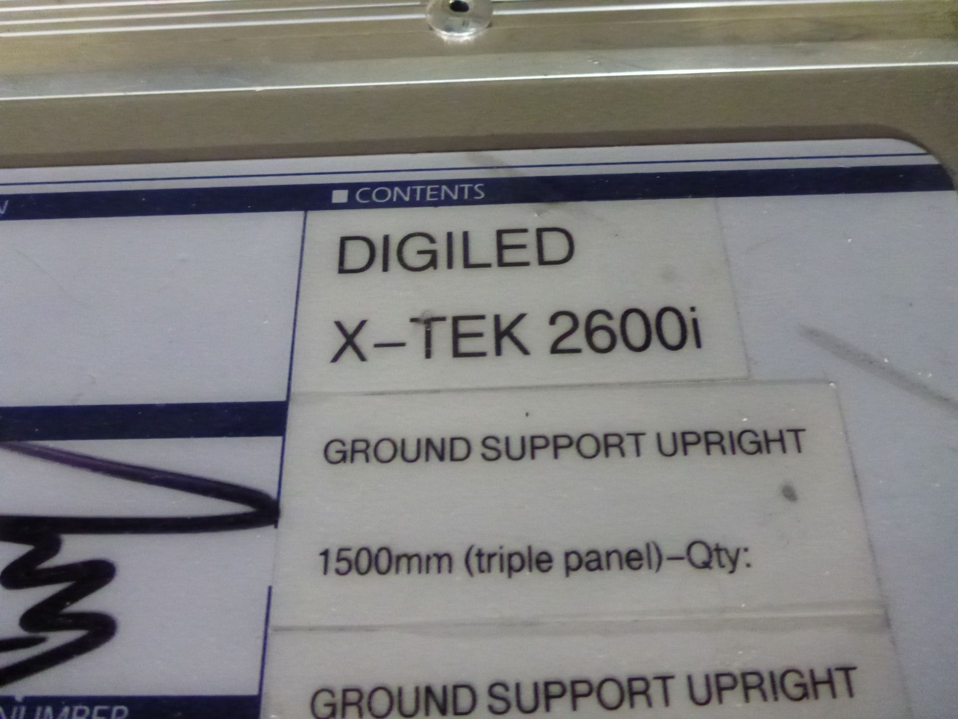 DigiLED X-Tek 2600i Ground Support Uprights 1500 mm triple panel, Qty 10 including couplers, In - Image 4 of 5