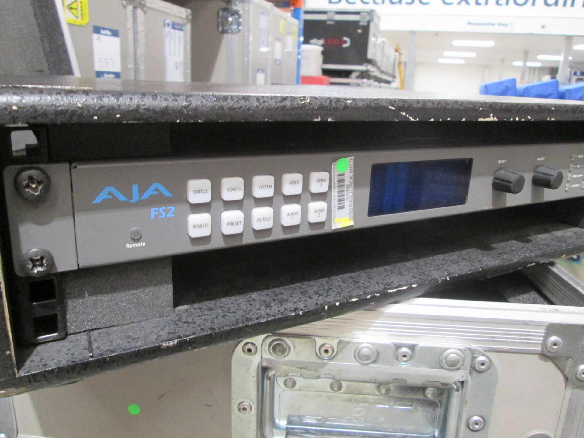 AJA FS2 Dual Channel Universal Frame Syncroniser, In flight case - Image 2 of 5