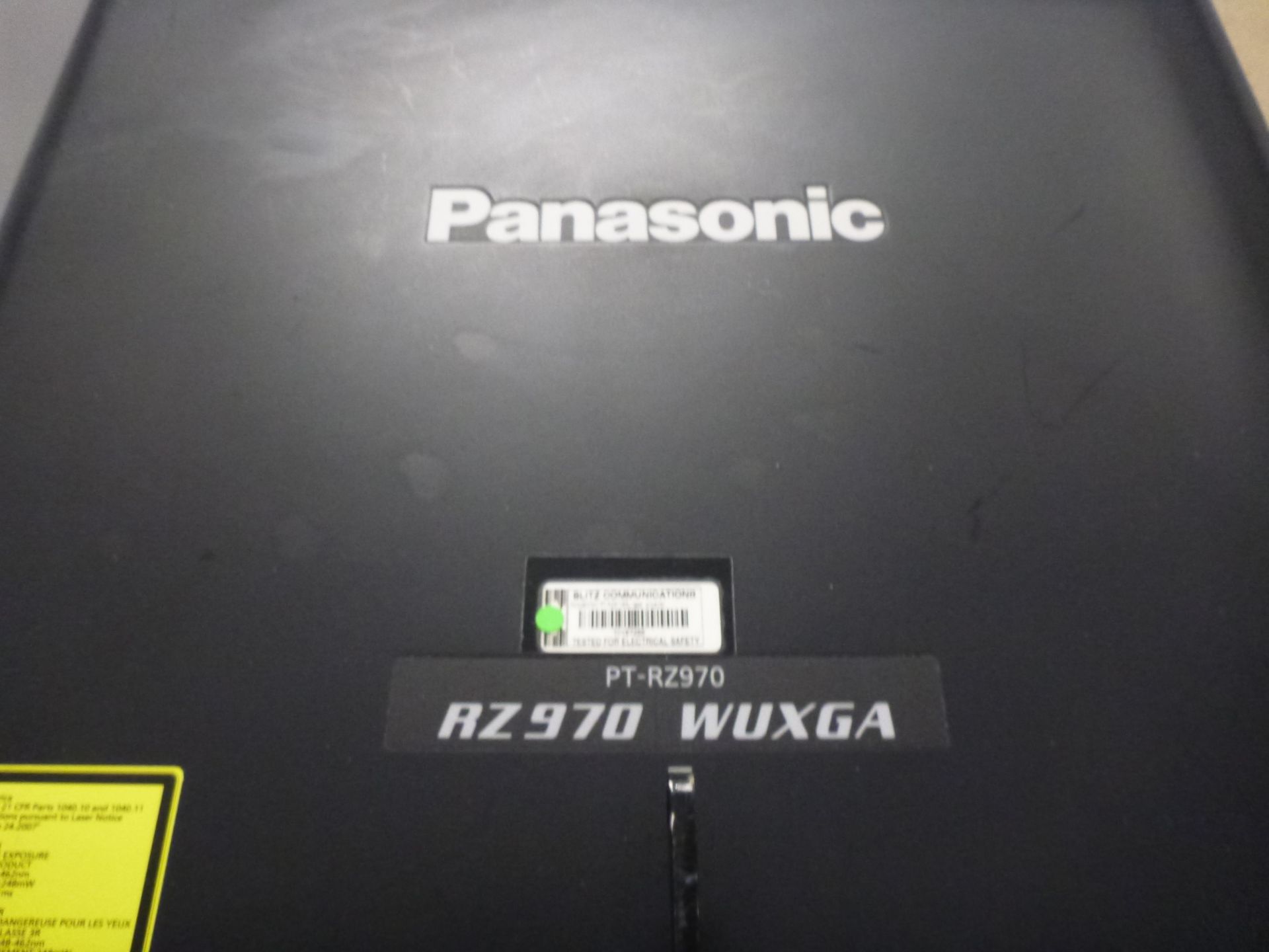 Panasonic Laser Projector, Model PT-RZ970, S/N PT-RZ970B DA7440069, YOM 2017, In flight case with - Image 7 of 12