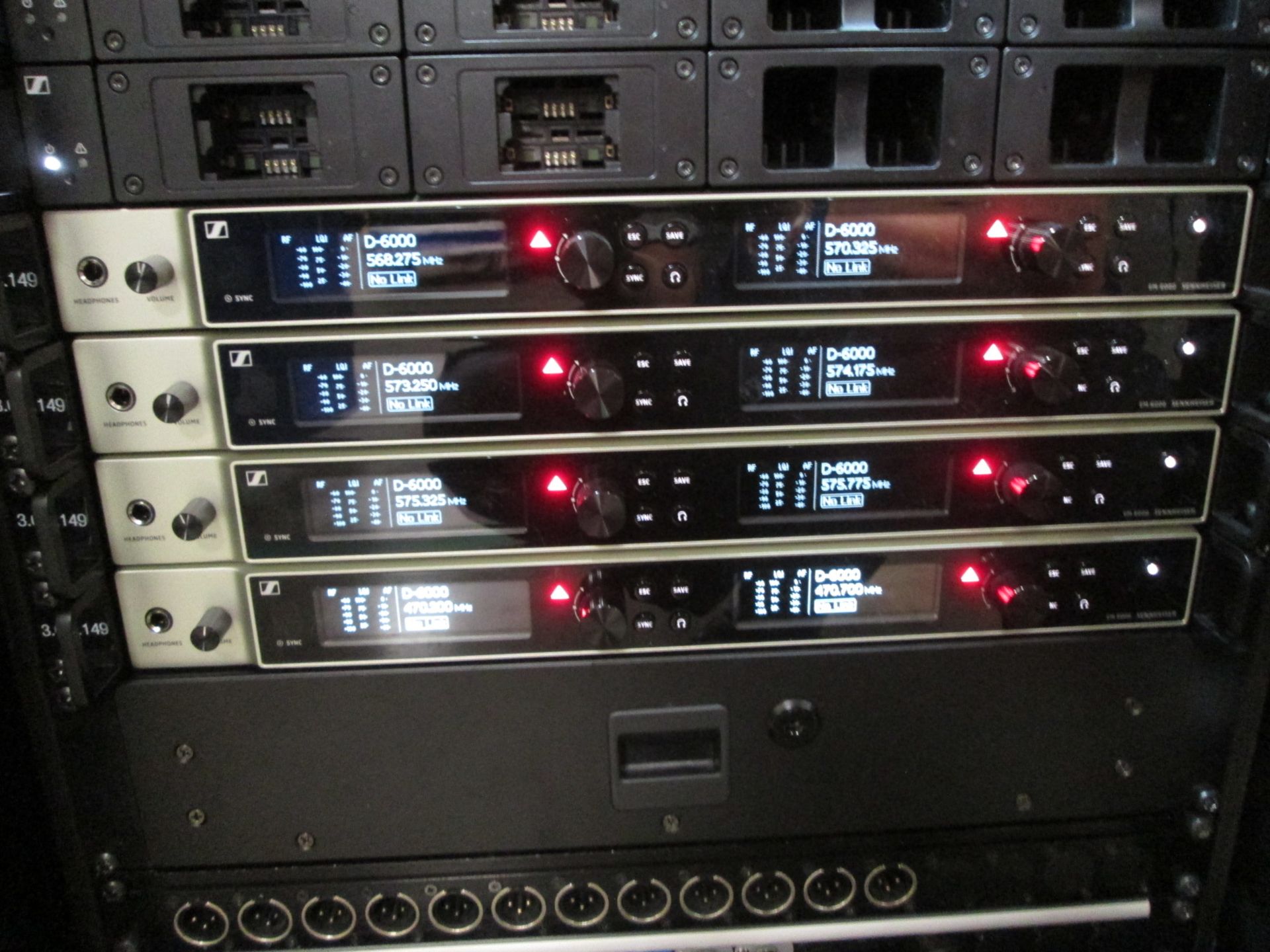 Sennheiser EM 6000 Dante Radio Rack. To include 4 x digital 2 channel UHF receivers, 4 x - Image 13 of 14