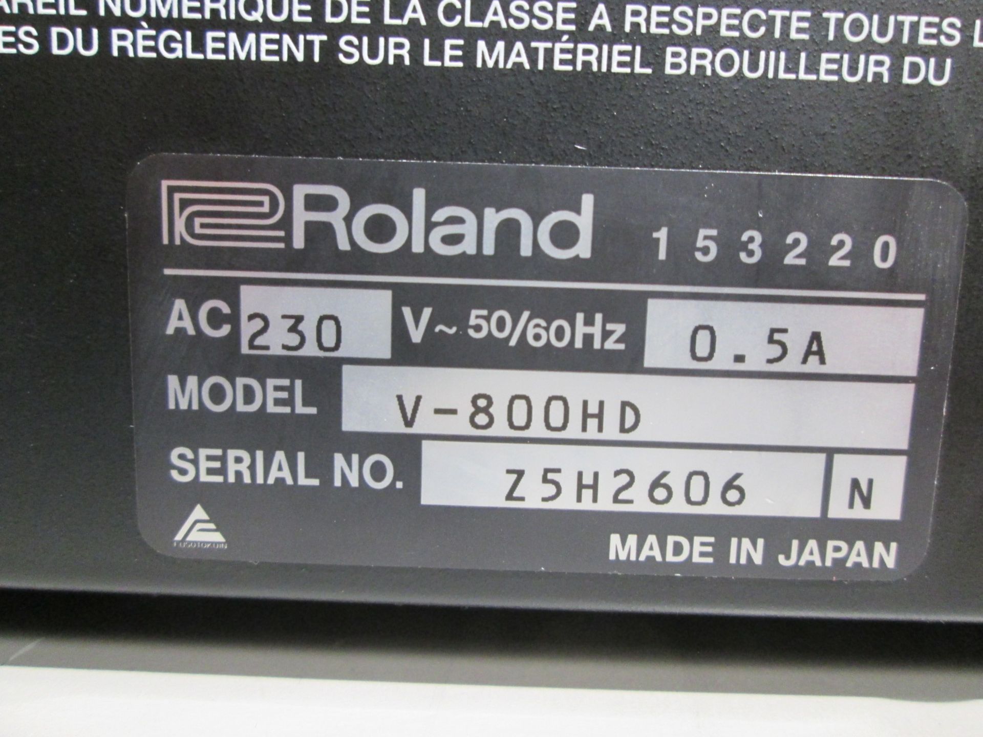 Roland V-800HD Multi-Format Video Switcher Kit, To include Roland video converter HDMI to SDI x 2 - Image 5 of 11