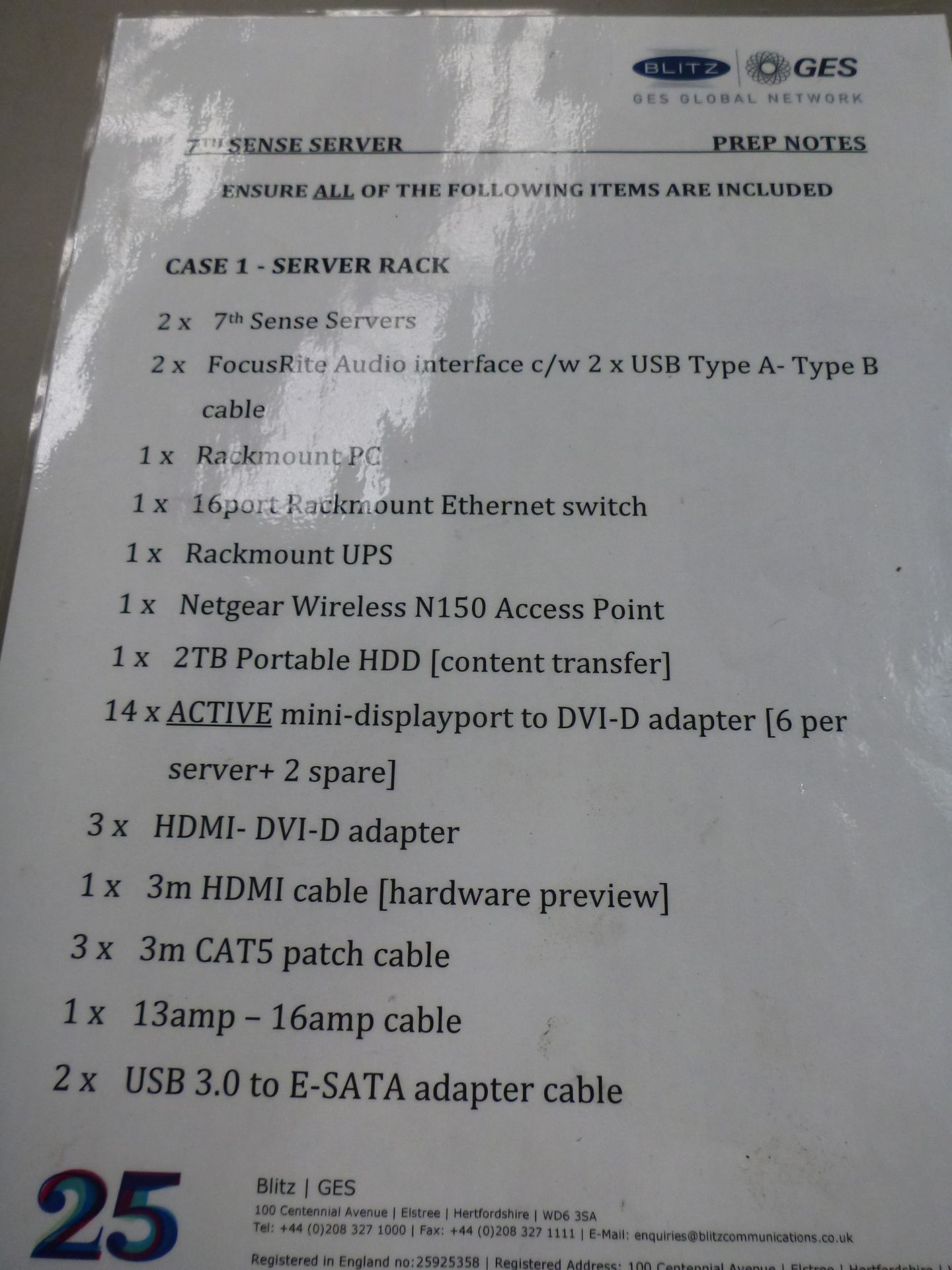 7th Sense Media Server, To include in flight case 7th Sense Delta Media Servers (Qty 2) APC UPS - Image 14 of 18