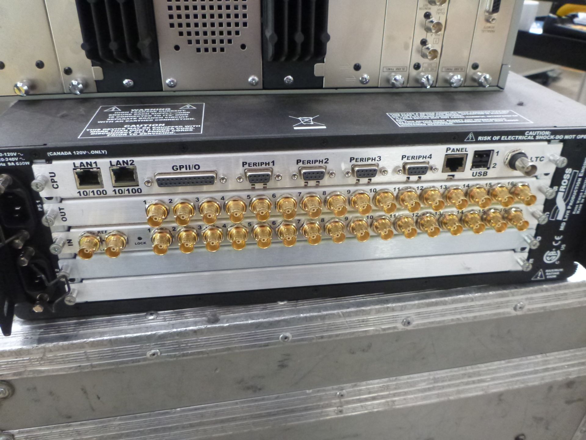 Spare Portable Production Unit Frames, To include Ross MD Live Production Engine frame, Ross Synergy - Image 3 of 20