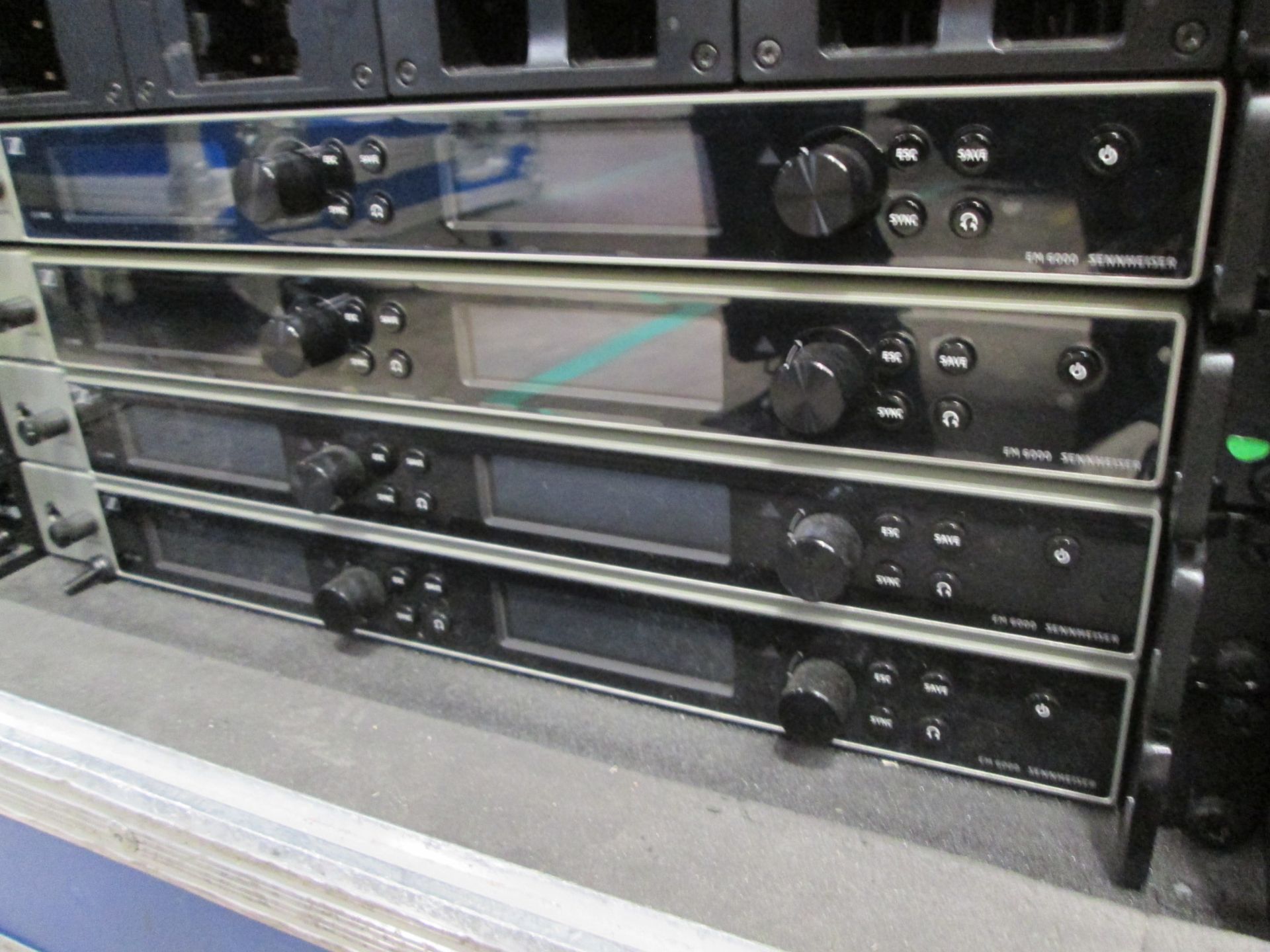 Sennheiser EM 6000 Dante Radio Rack. To include 4 x digital 2 channel UHF receivers, 4 x - Image 4 of 15