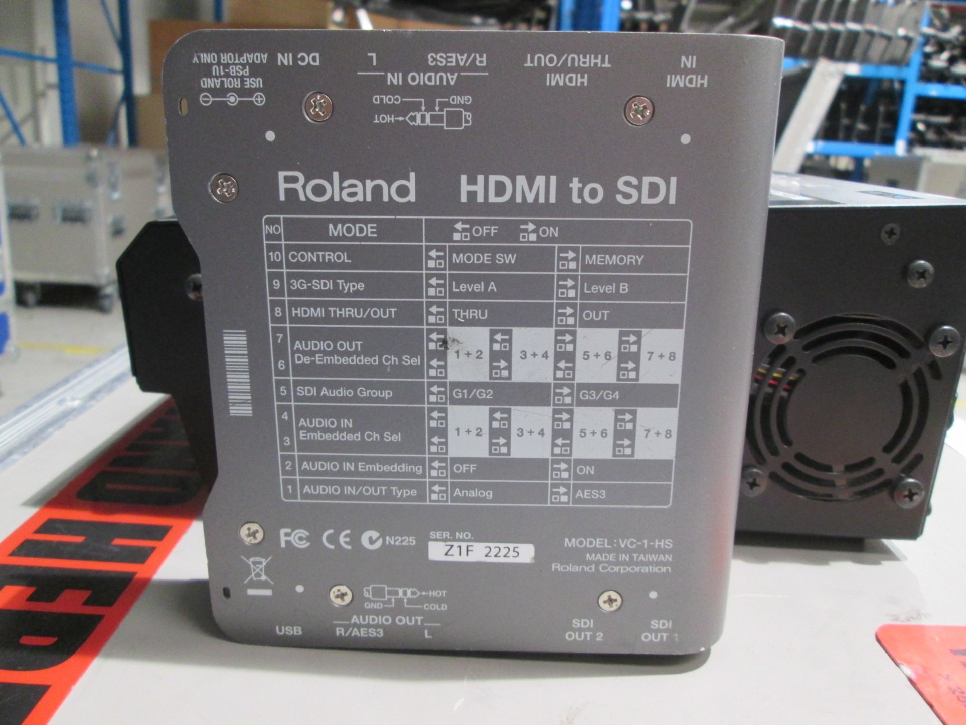Roland V-800HD Multi-Format Video Switcher Kit, To include Roland video converter HDMI to SDI x 2 - Image 7 of 11