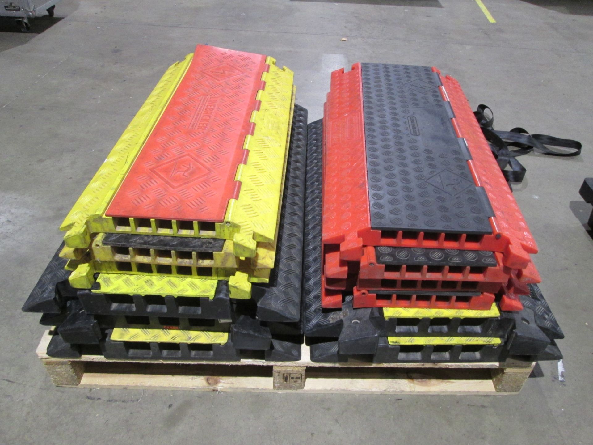 Various Types of Cable Ramps on Pallet