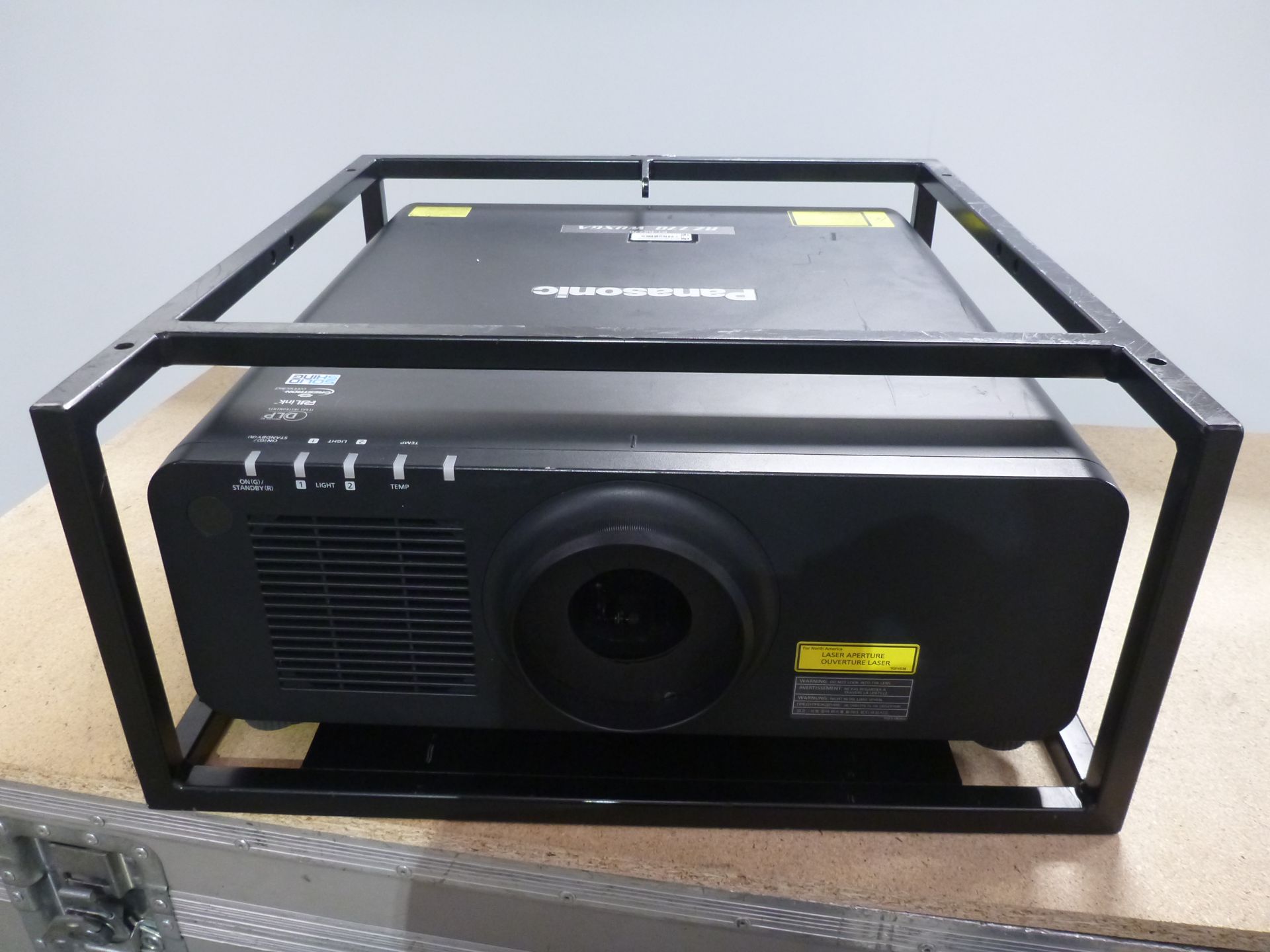 Panasonic Laser Projector, Model PT-RZ770, S/N SV6520016, YOM 2016, In flight case with standard 1.