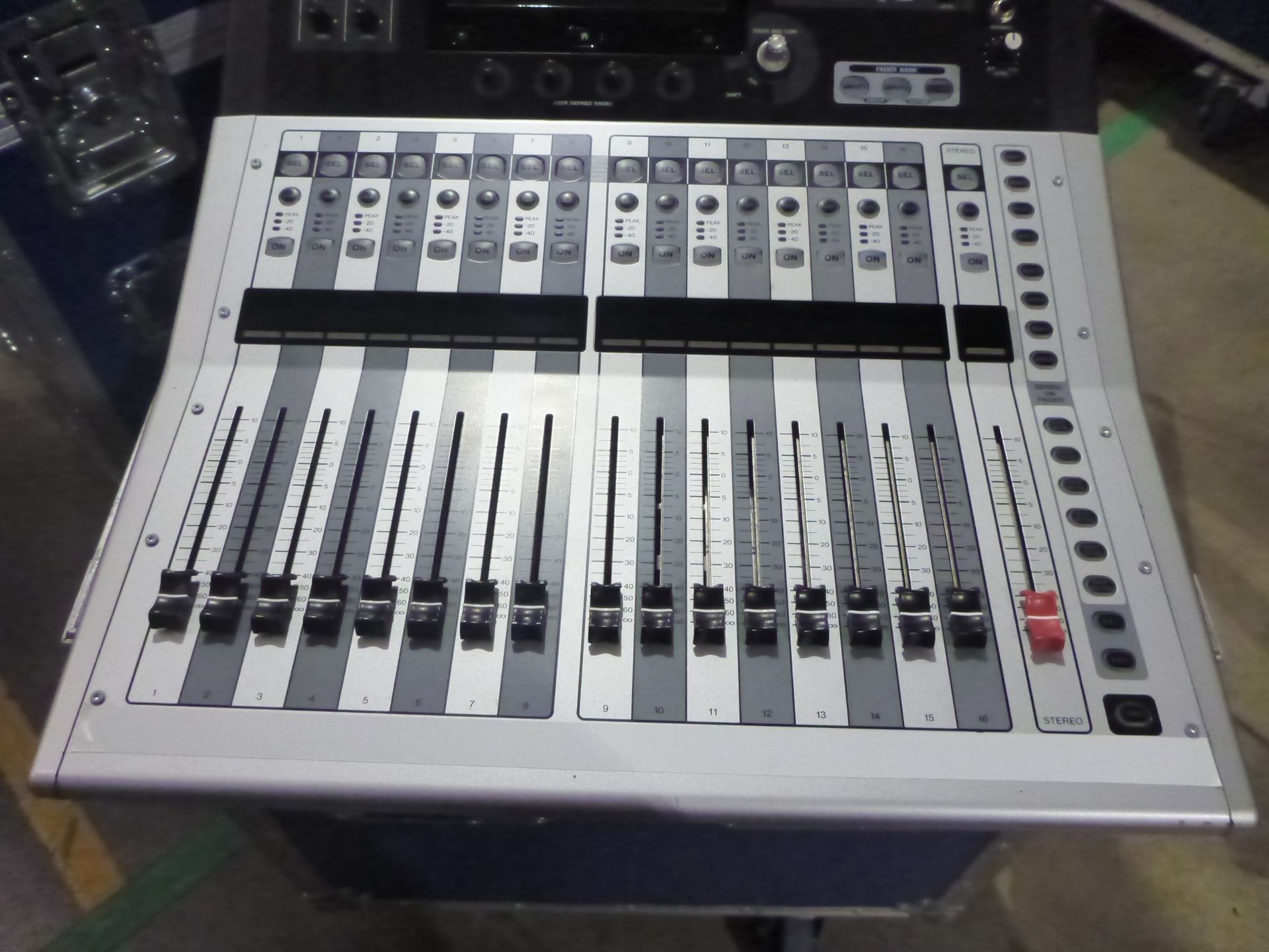 Yamaha TF1 32 Channel Digital Audio Mixing Desk, S/N BCVL01048, In flight case with power supply - Image 2 of 7