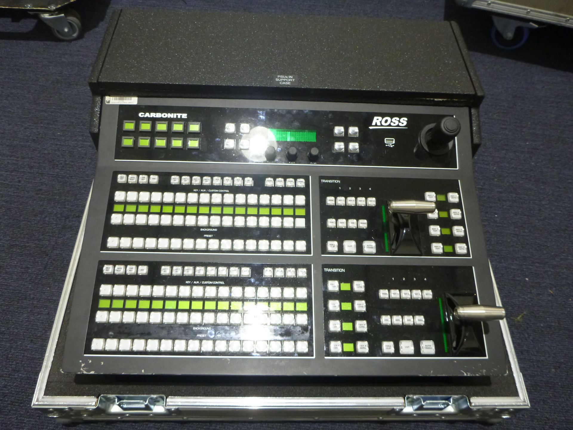 Portable Production Unit (PPU) To include Ross Carbonite Black 2 control desk, Ross SRG-4400 sync - Image 2 of 33