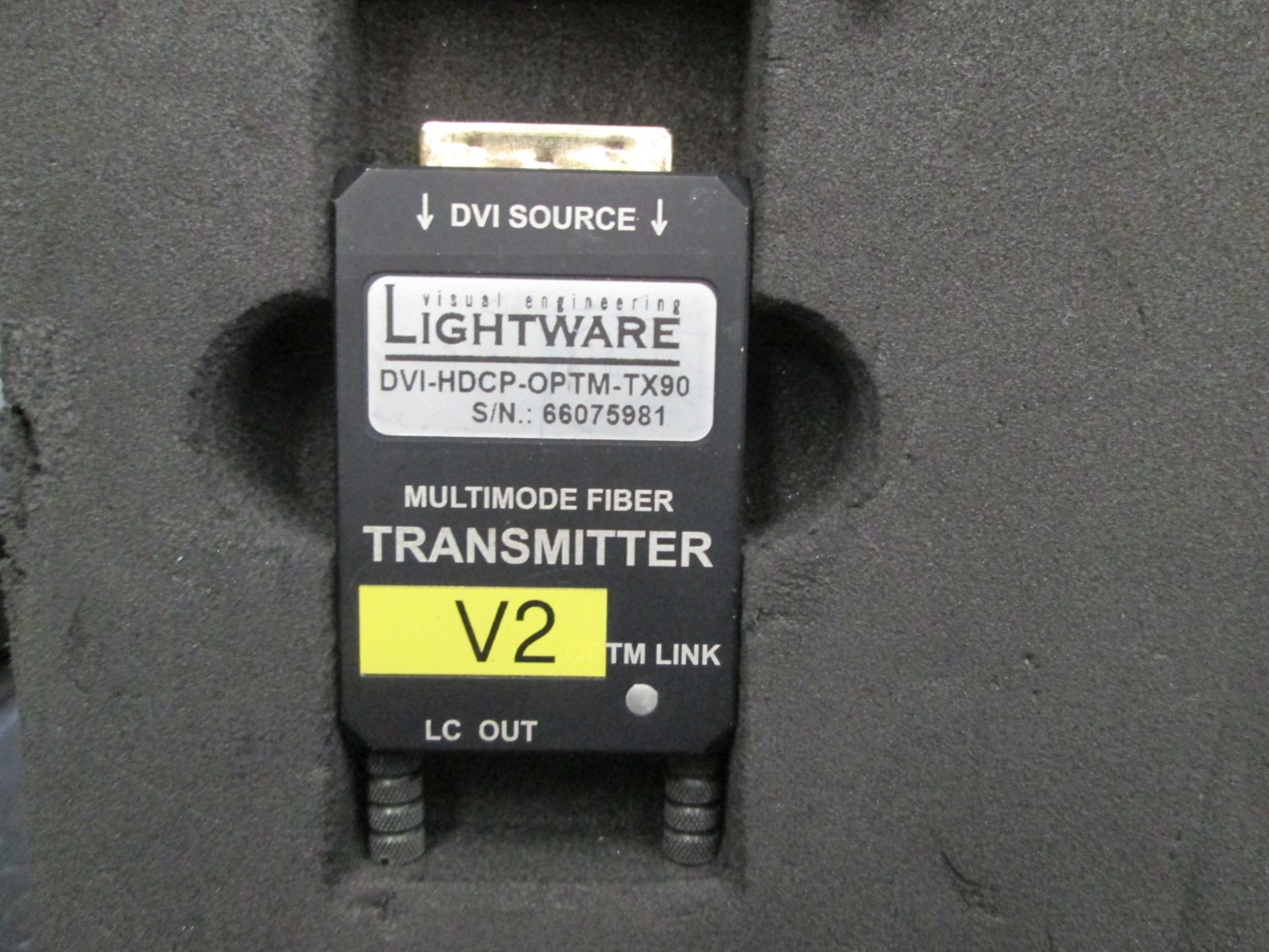 Lightware Multimode Fibre Transmitter and Receiver V2, DVI-HDCP-OPTM-RX90 & TX90 (Qty 10) - Image 2 of 6