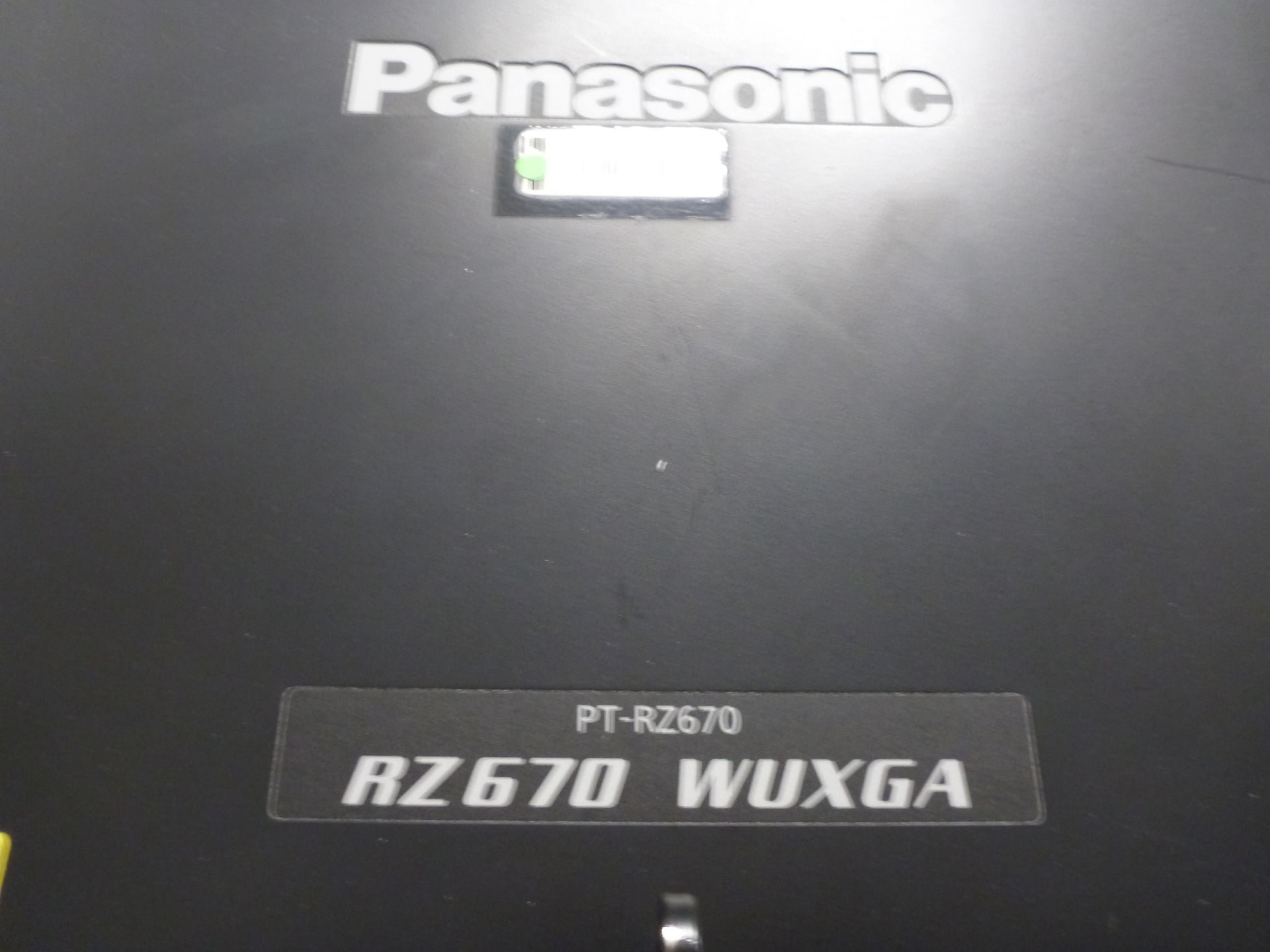 Panasonic Laser Projector, Model PT-RZ670, S/N SH5512099, YOM 2015, In flight case with standard 1. - Image 7 of 12