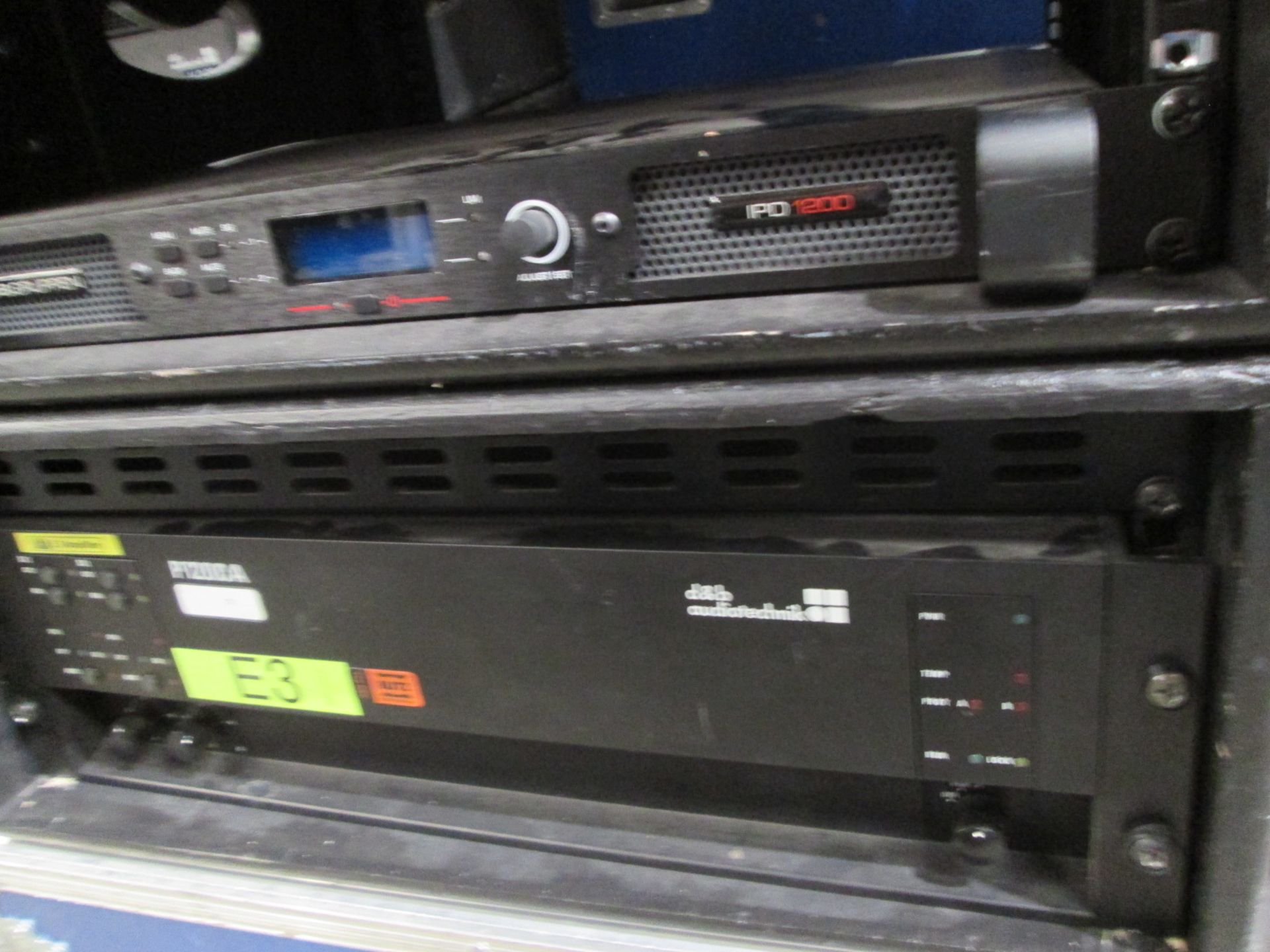 D & B Audiotecknik & Lab Gruppen Power Amplifiers. 1 off D&B P1200A amplifier, 1 off IPD 1200 - Image 4 of 7