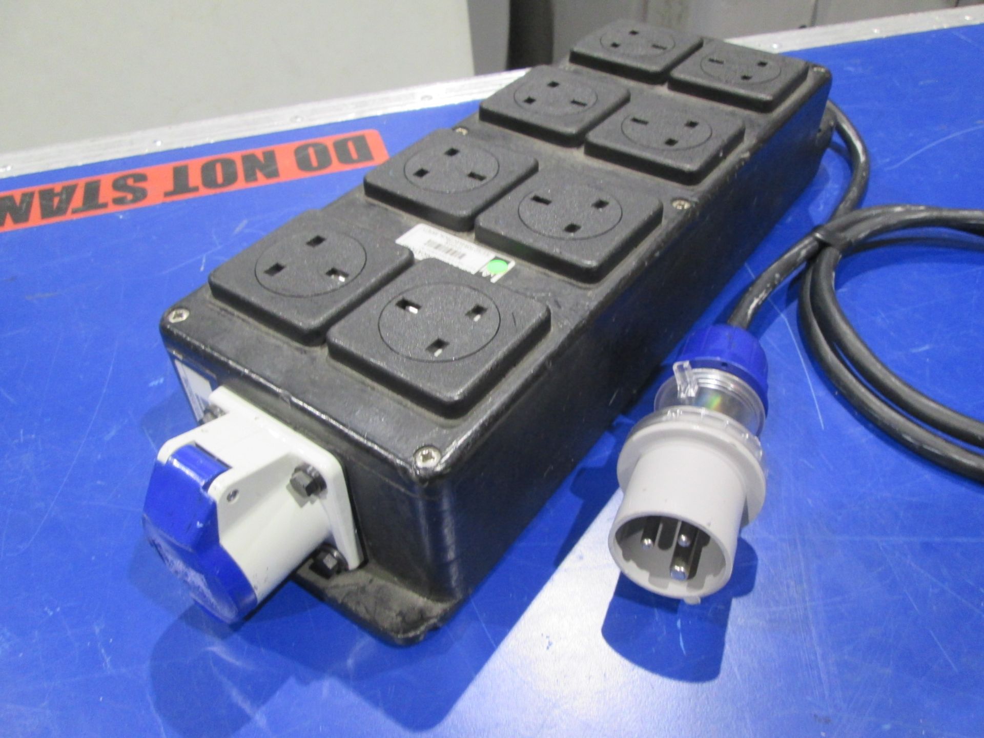 16A Ceeform to 13A 8 Way Output Boxes (Qty 9) - Image 2 of 3