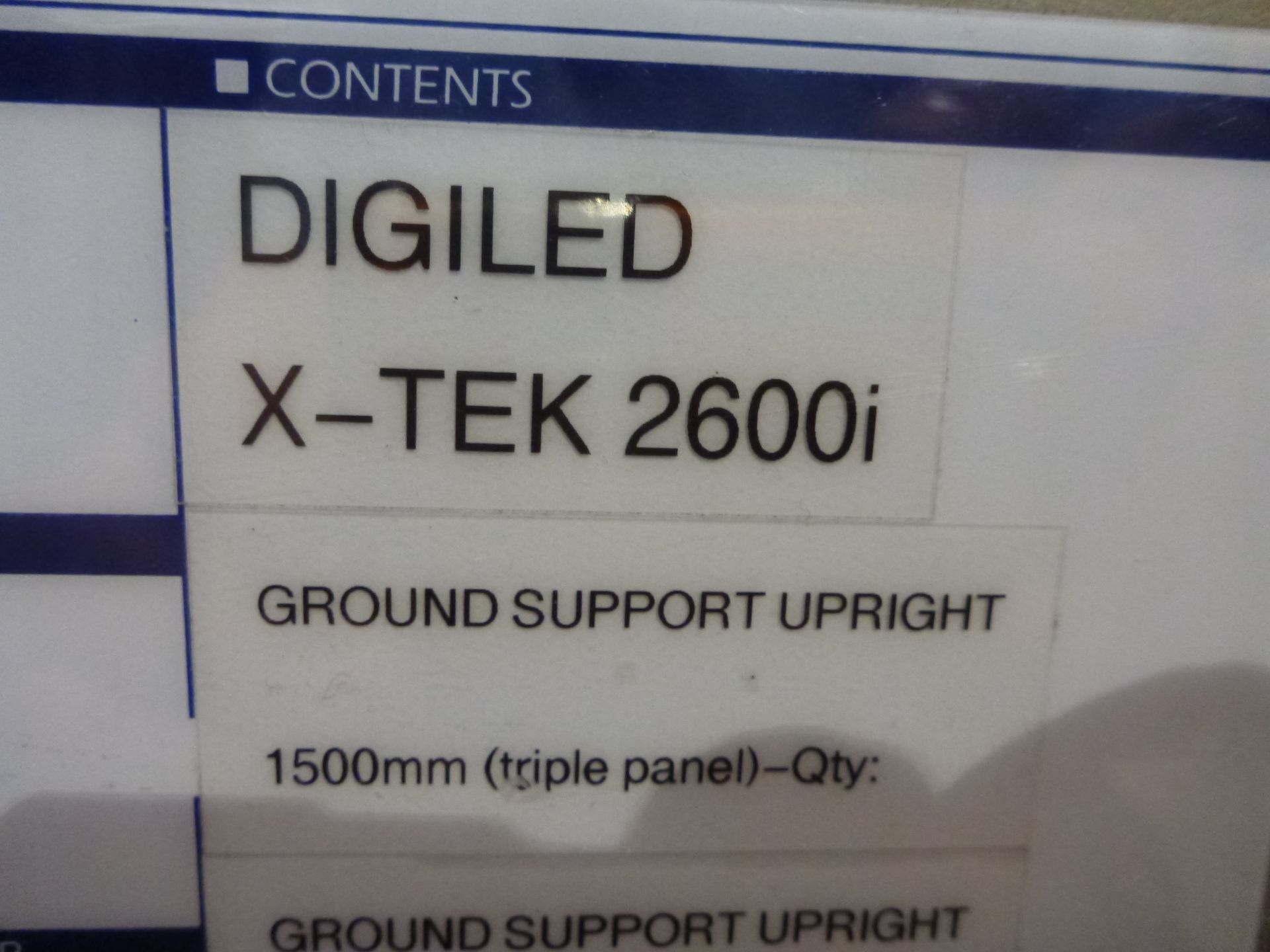 DigiLED X-Tek 2600i Ground Support Uprights 1500 mm triple panel, Qty 10 including couplers, In - Image 4 of 5