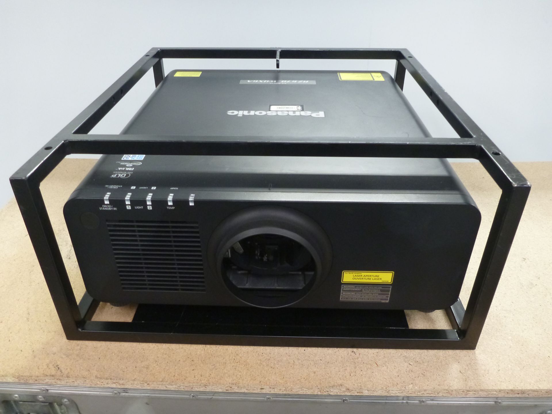 Panasonic Laser Projector, Model PT-RZ670, S/N SH5512098, YOM 2015, In flight case with standard 1.
