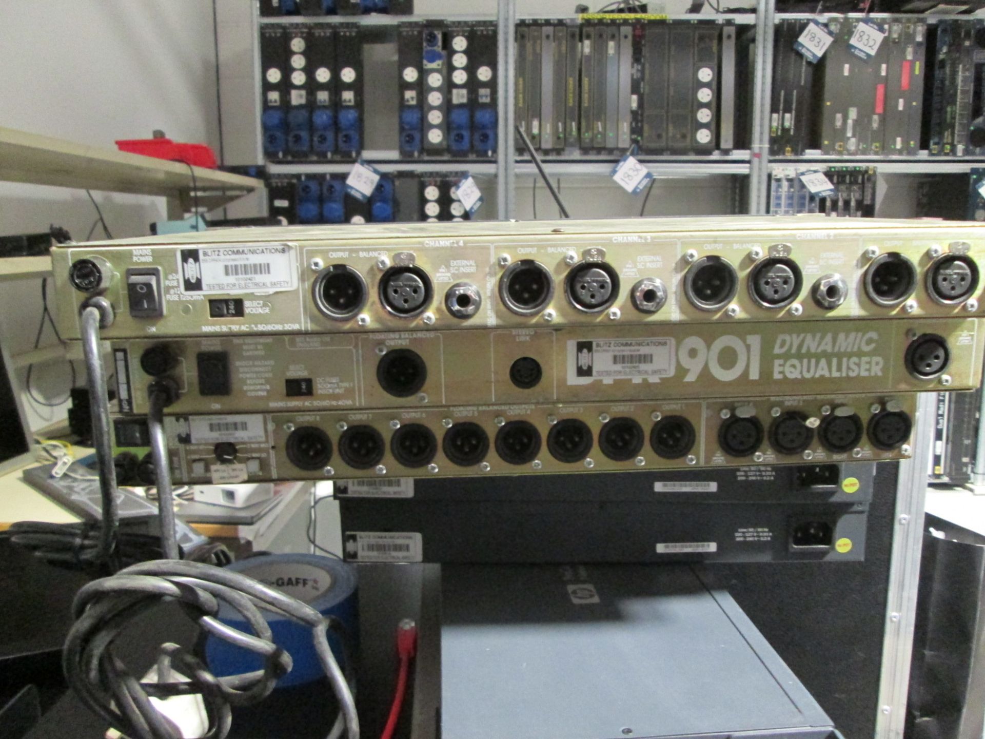 BSS Crossovers and Equlisers, 2 x FDS-318 multi mode variable crossover frames, 2 x DPR-901 - Image 4 of 5