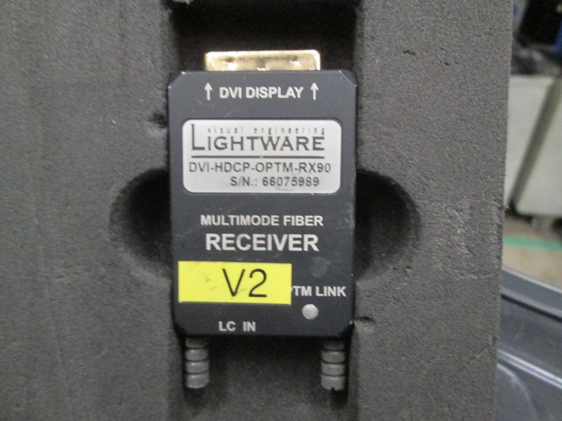 Lightware Multimode Fibre Transmitter and Receiver V2, DVI-HDCP-OPTM-RX90 & TX90 (Qty 10) - Image 4 of 6