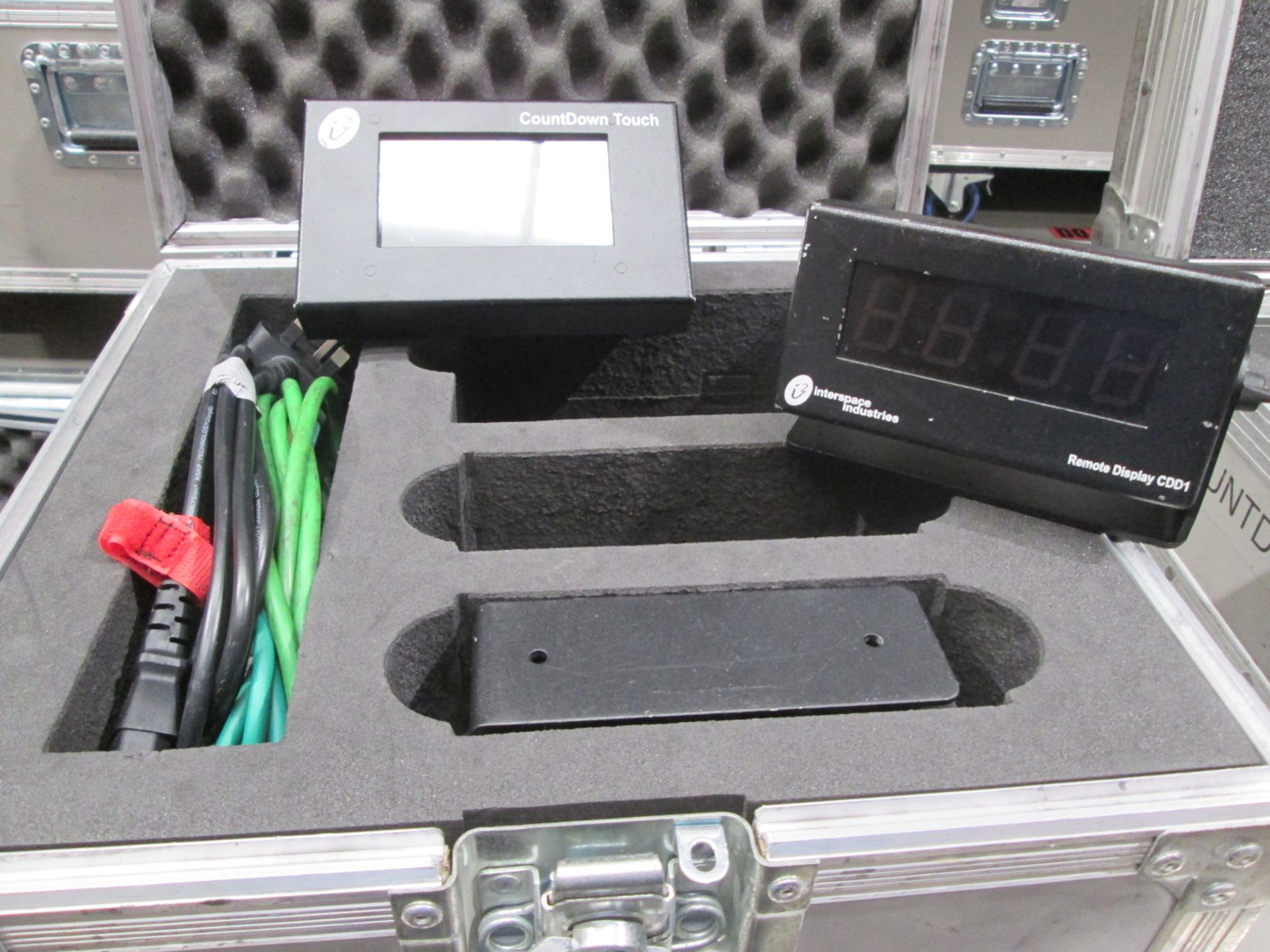 Interspace Industries Countdown Touch with 2 x CDD1 remote Displays, In flight case (Qty 7) - Image 2 of 5