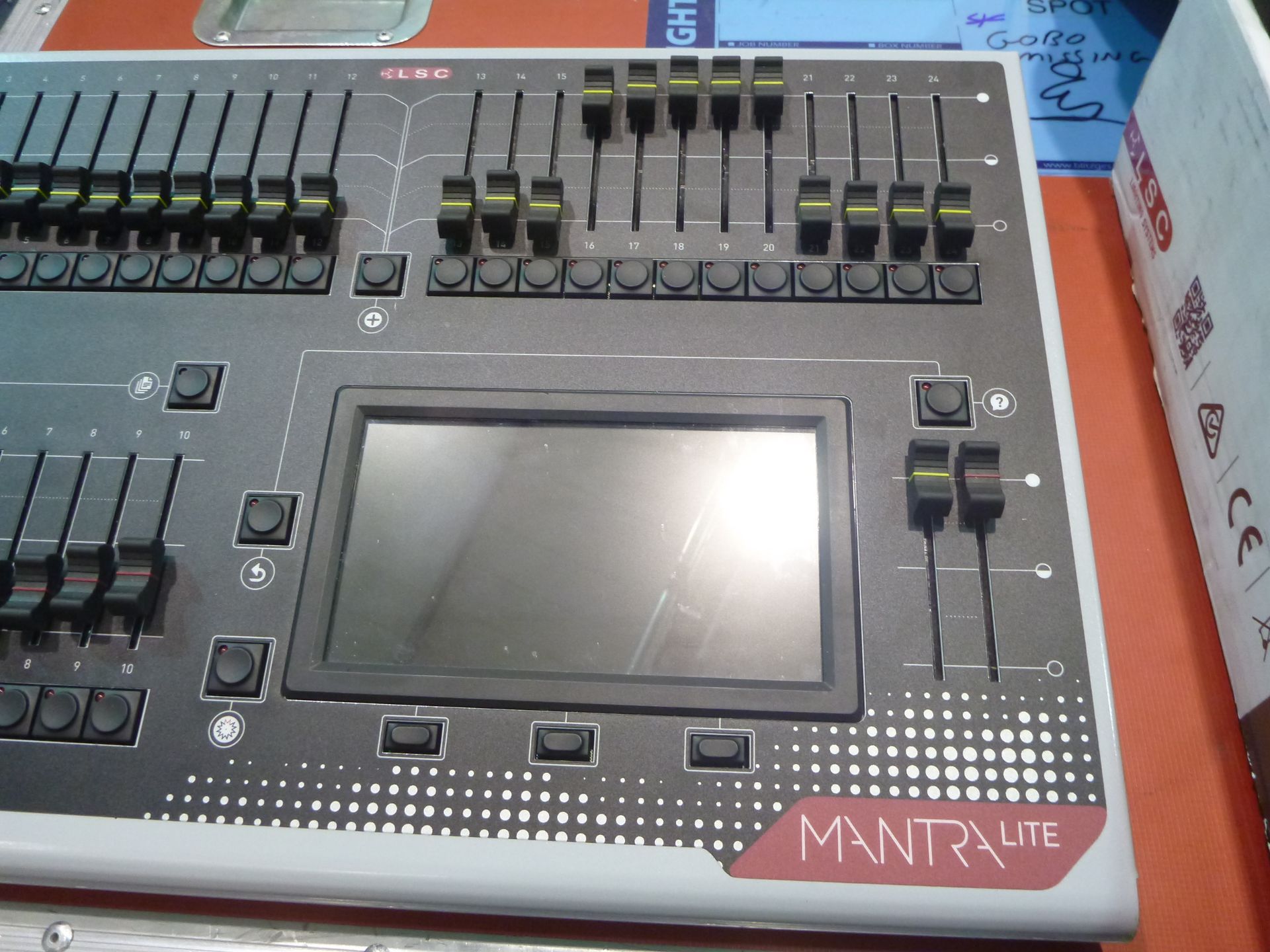 LSC Mantra Lite 24 fader lighting console, S/N 24231, including lead/adaptor (boxed) - Image 4 of 10