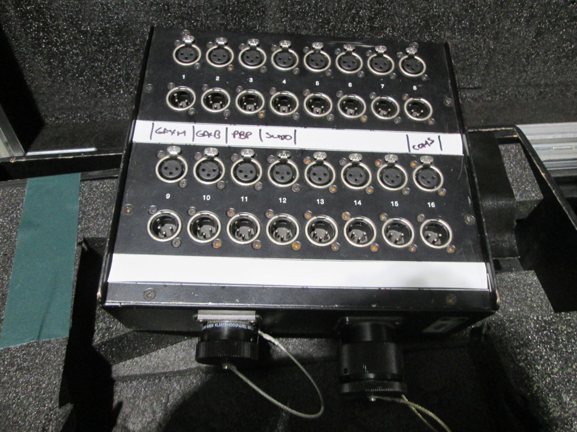 Kelsey 16 Pair Multicore Stage Box (Qty 10 in 5 flight cases) Includes 1 x 75 mtr, 4 x 50 mtr - Image 2 of 6