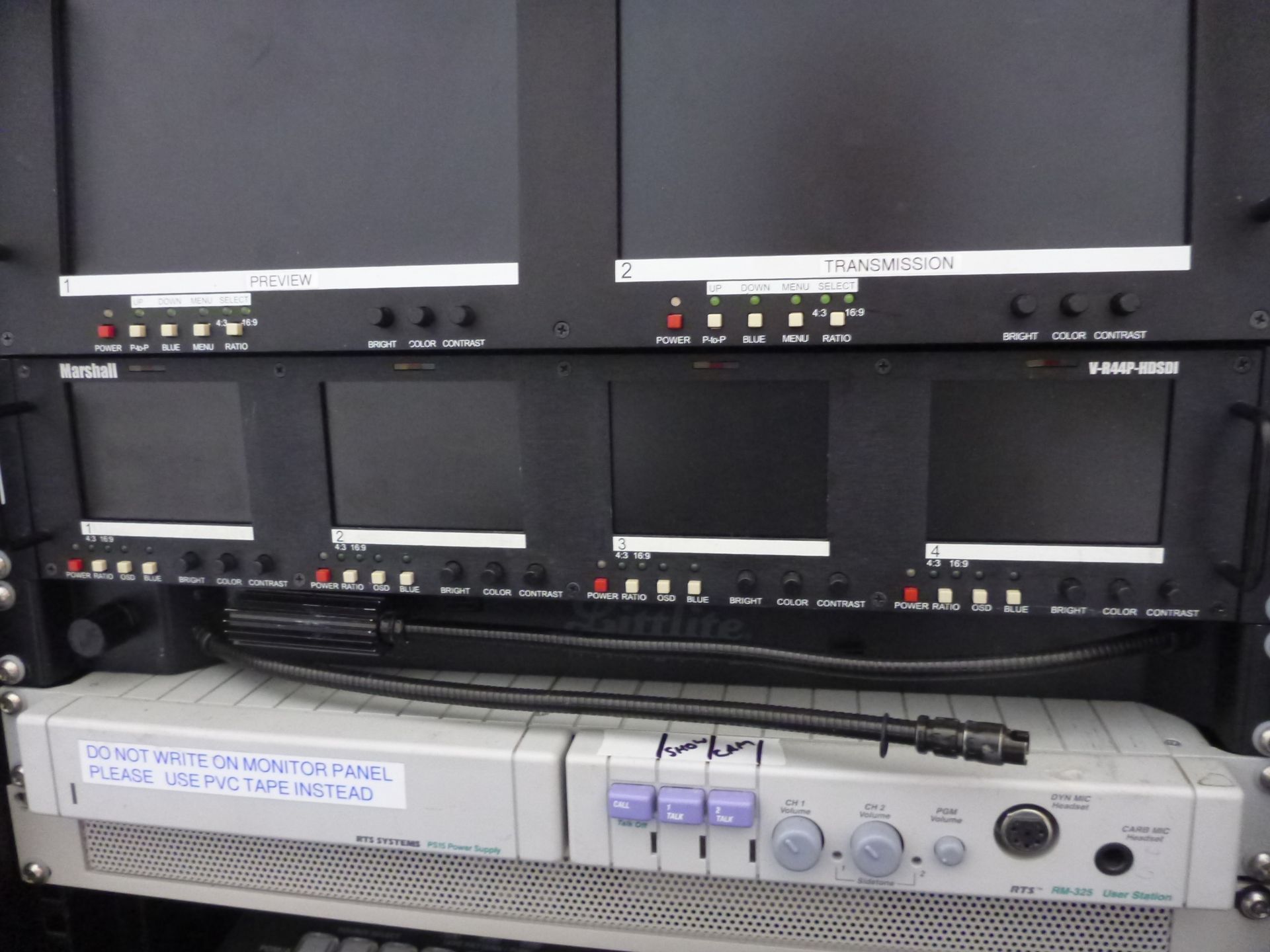 Mini Portable Production Unit (PPU) To include in flight case Panasonic AV-HS3000 Multi-format - Image 7 of 13