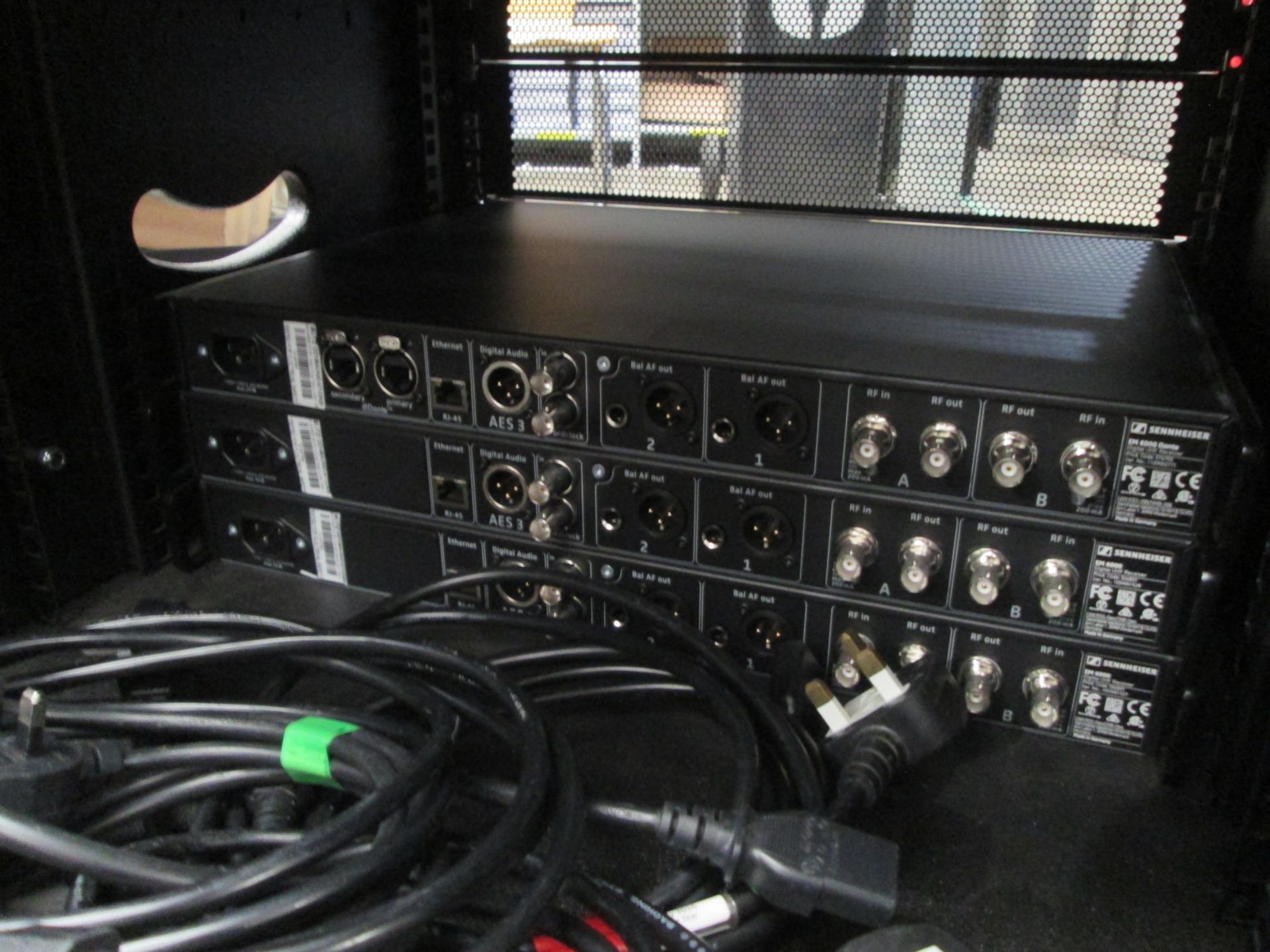 Sennheiser EM 6000 Dante Radio Rack. To include 4 x digital 2 channel UHF receivers, 4 x - Image 8 of 15