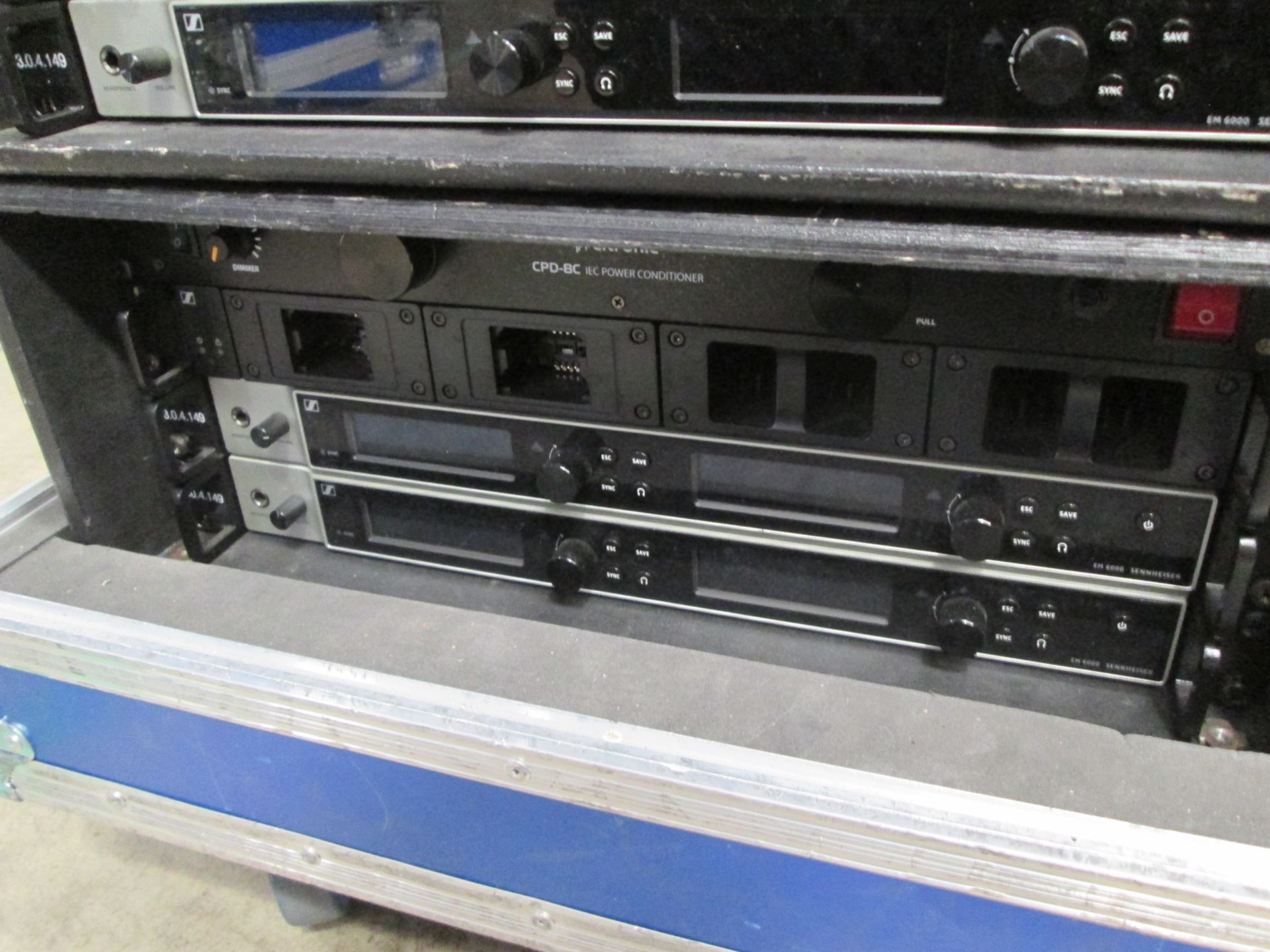 Sennheiser EM 6000 Dante Radio Rack. To include 4 x digital 2 channel UHF receivers, 4 x - Image 5 of 14