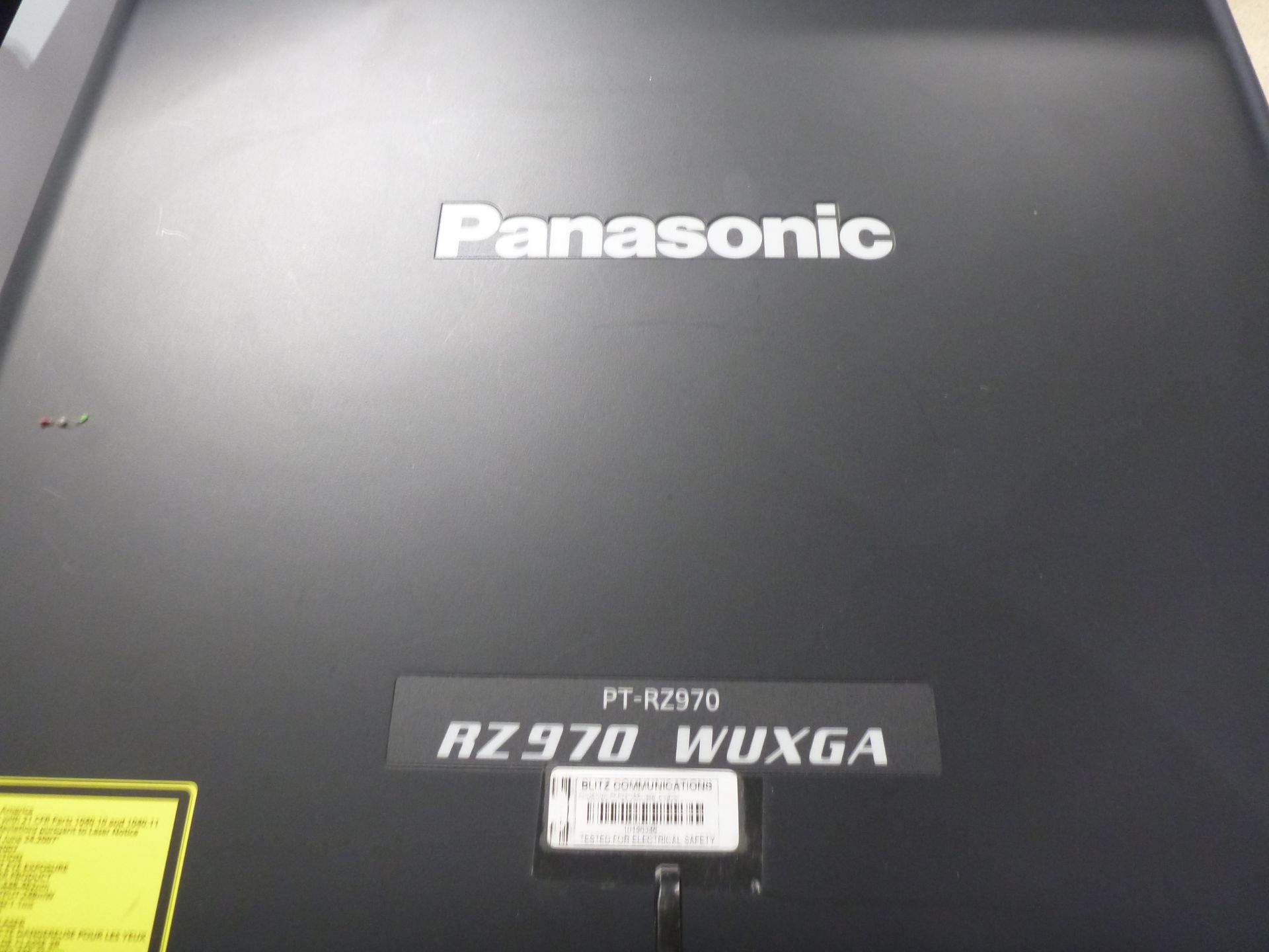 Panasonic Laser Projector, Model PT-RZ970, S/N DA8210065, YOM 2018, In flight case with standard 1. - Image 7 of 12