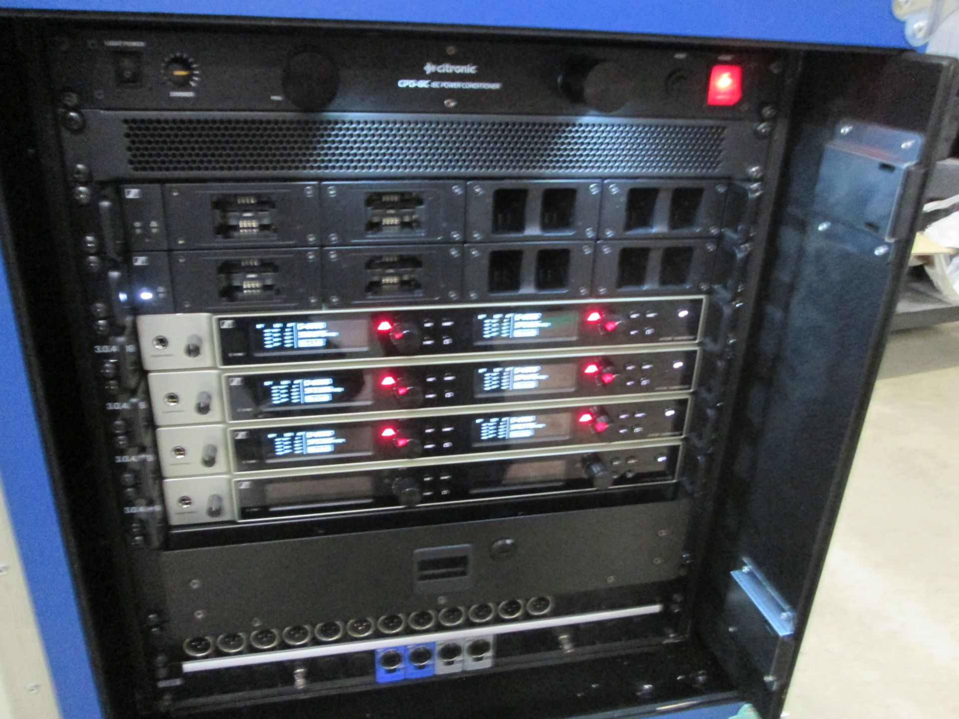 Sennheiser EM 6000 Dante Radio Rack. To include 4 x digital 2 channel UHF receivers, 4 x - Image 2 of 14