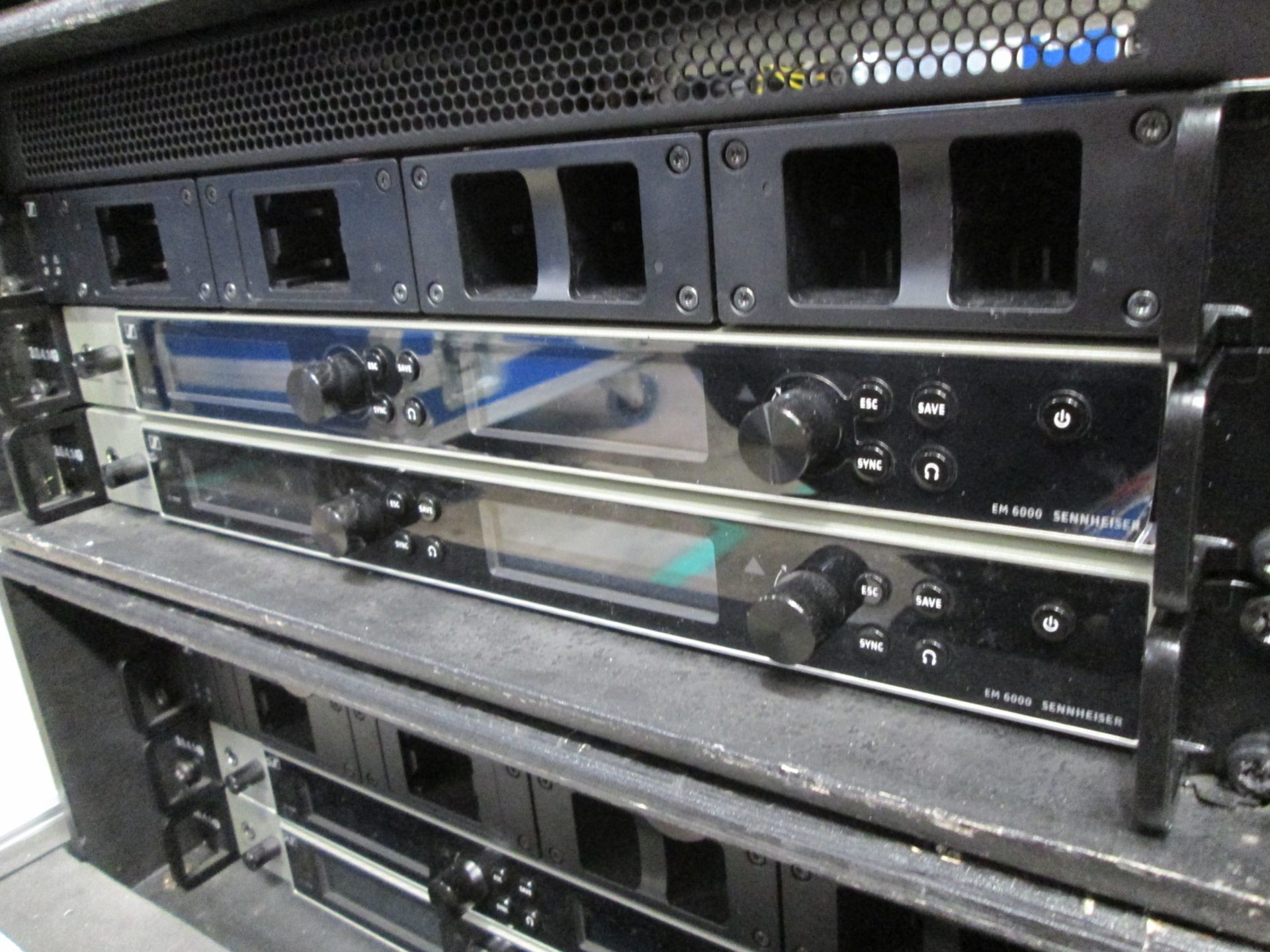 Sennheiser EM 6000 Dante Radio Rack. To include 4 x digital 2 channel UHF receivers, 4 x - Image 4 of 14