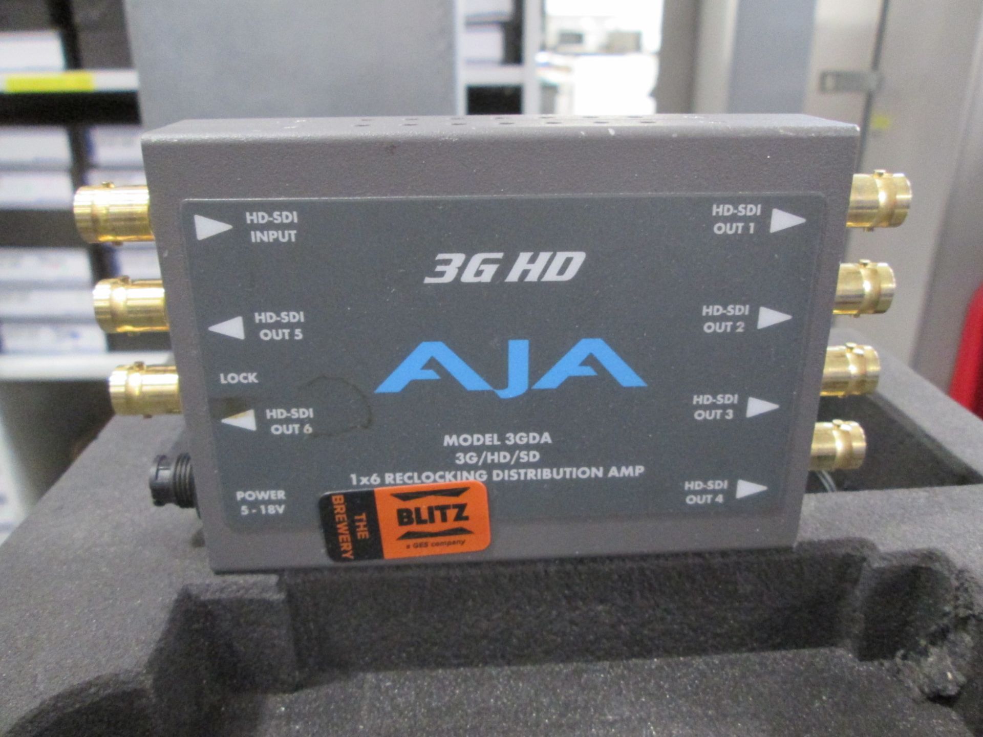 AJA 3GDA 1x6 Reclocking Distribution Amp (Qty 7) - Image 2 of 5