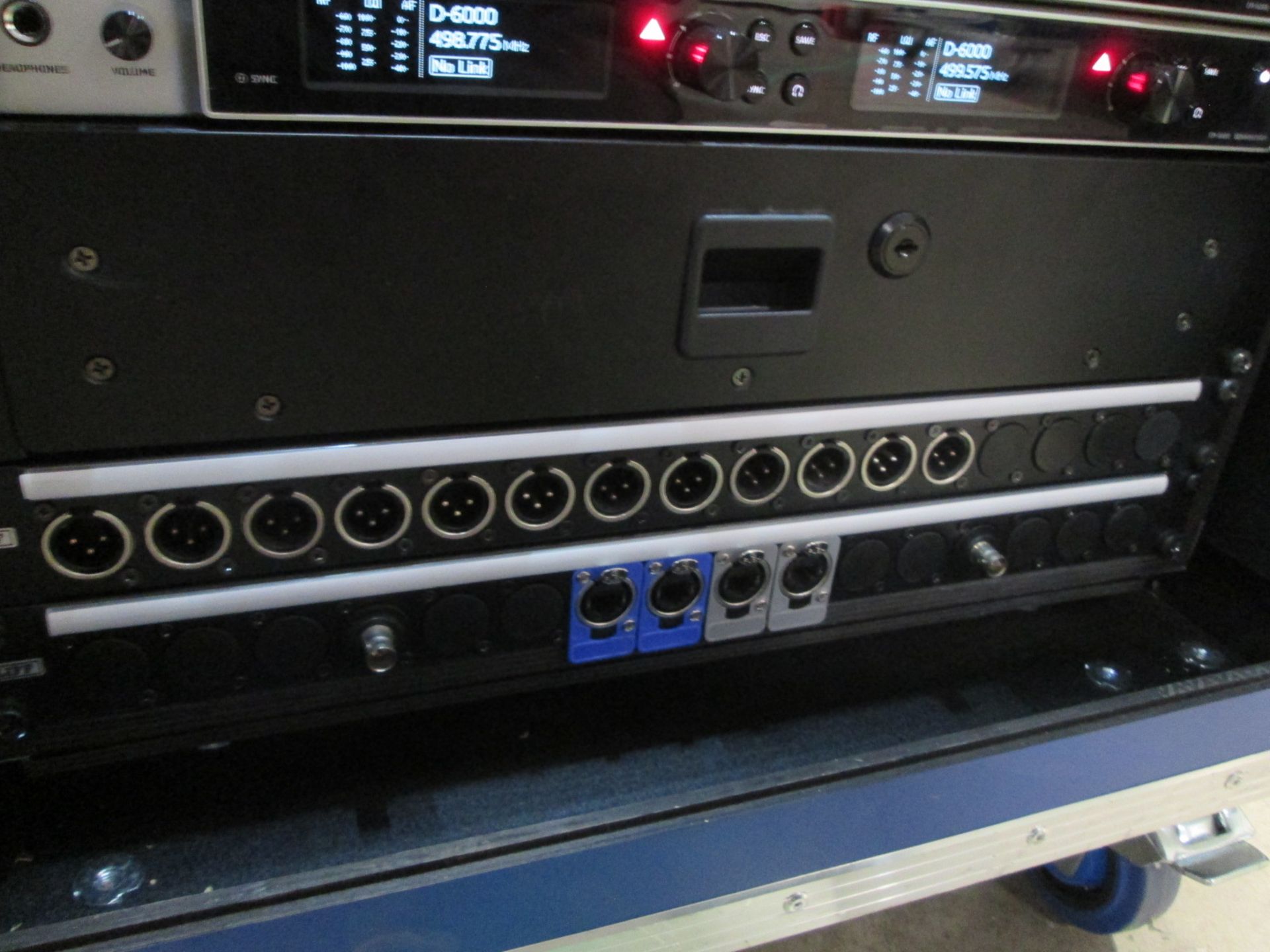 Sennheiser EM 6000 Dante Radio Rack. To include 4 x digital 2 channel UHF receivers, 4 x - Image 5 of 13
