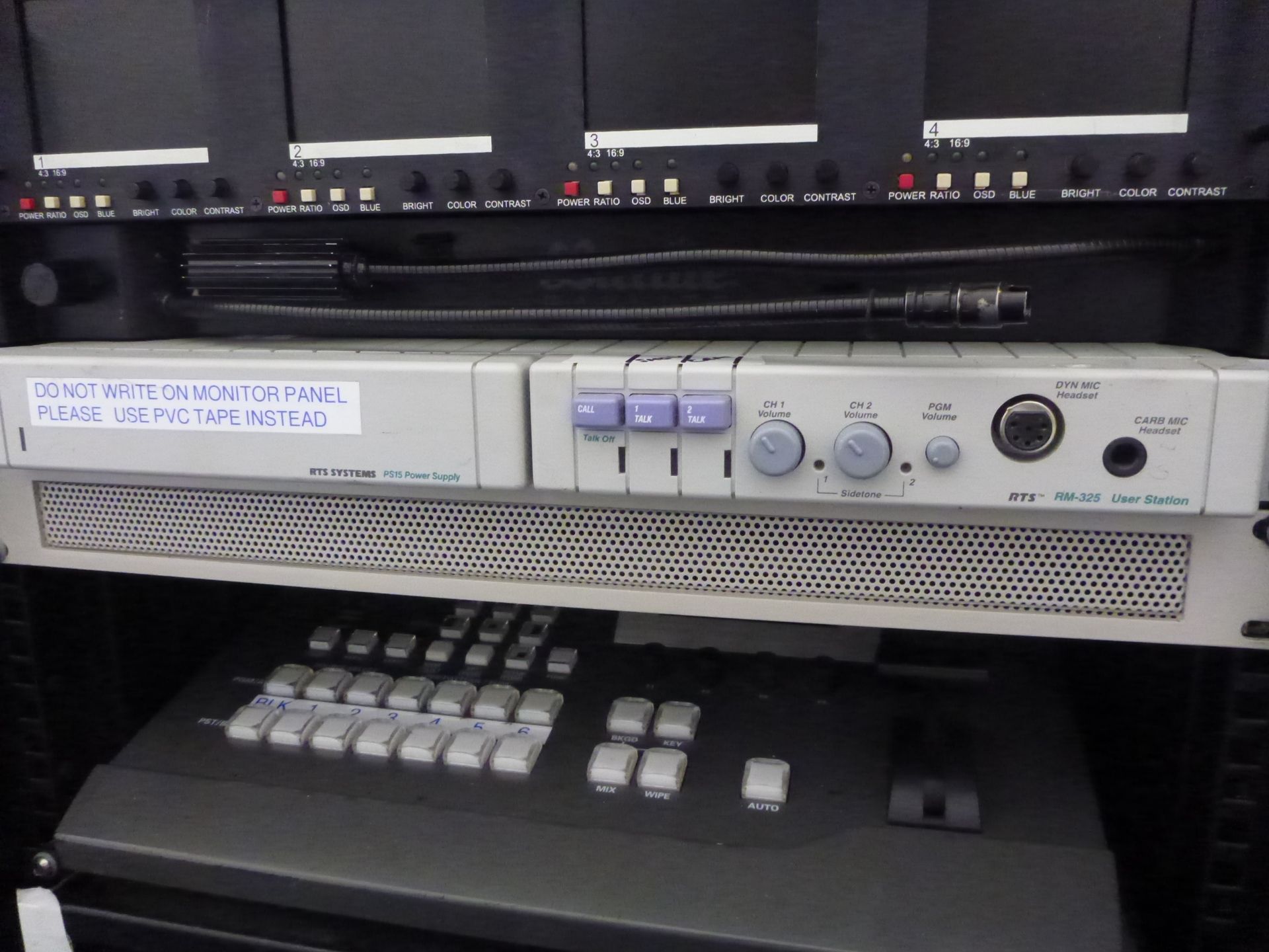 Mini Portable Production Unit (PPU) To include in flight case Panasonic AV-HS3000 Multi-format - Image 8 of 13