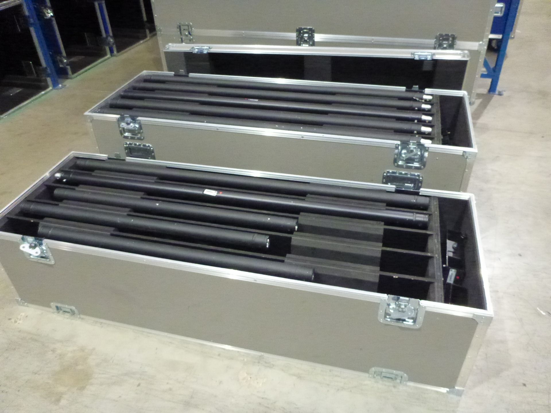 DigiLED X-Tek 2600i Ground Support Uprights 1500 mm triple panel, Qty 7, 1000 mm double panels Qty 3
