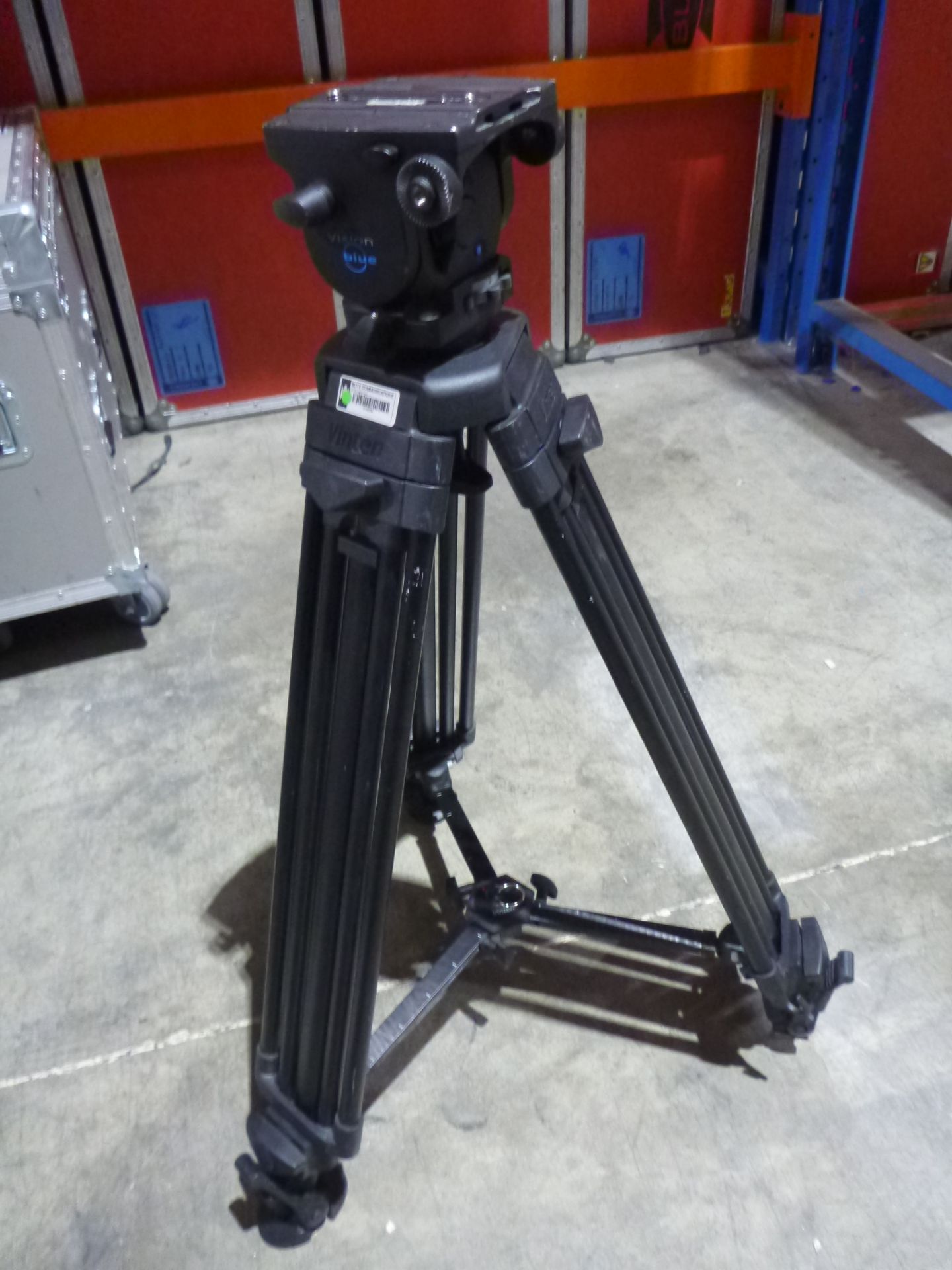 Vinton Camera Tripod, Model Vision Blue, In carry and flight case