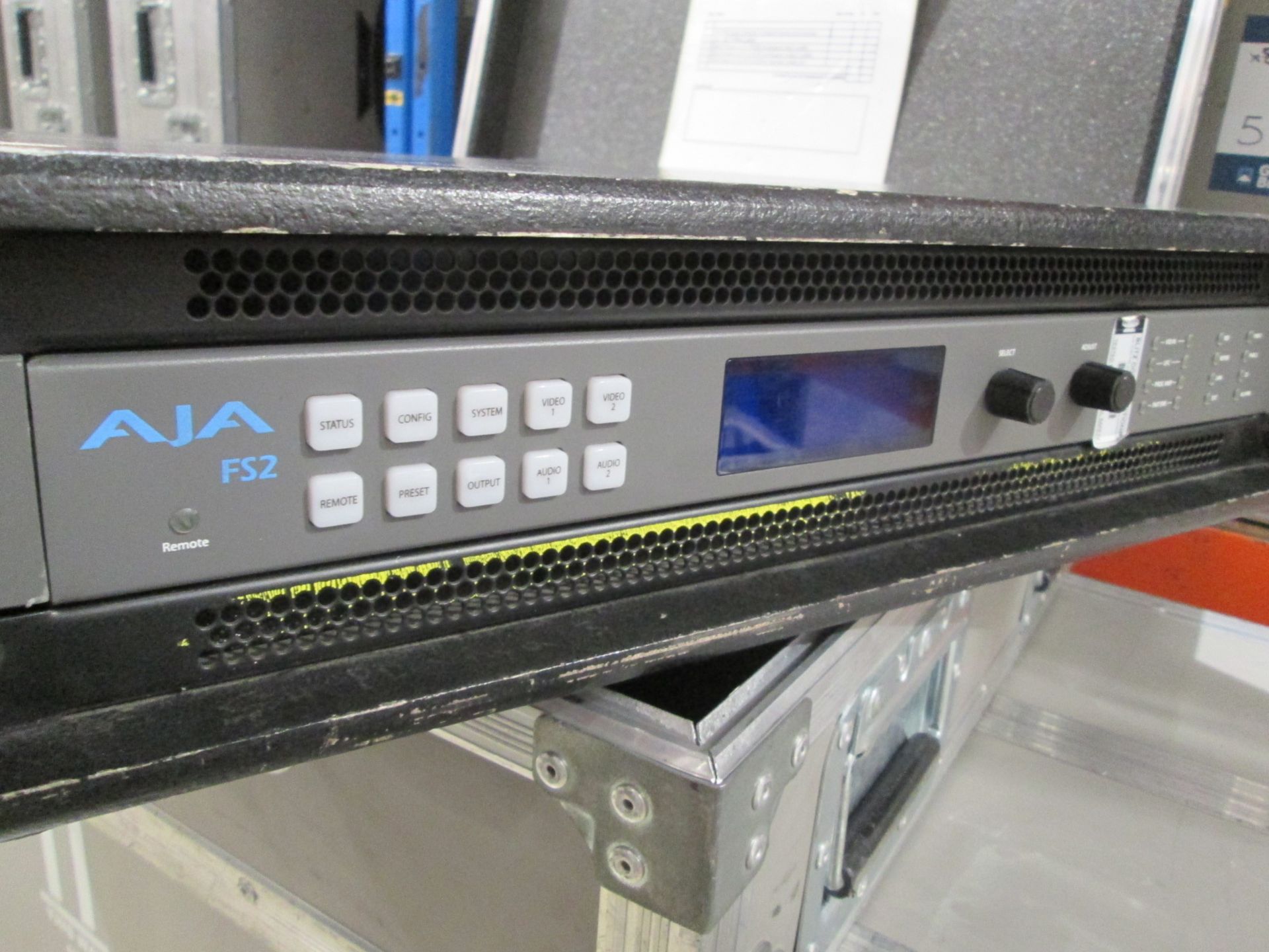 AJA FS2 Dual Channel Universal Frame Syncroniser, In flight case - Image 2 of 5