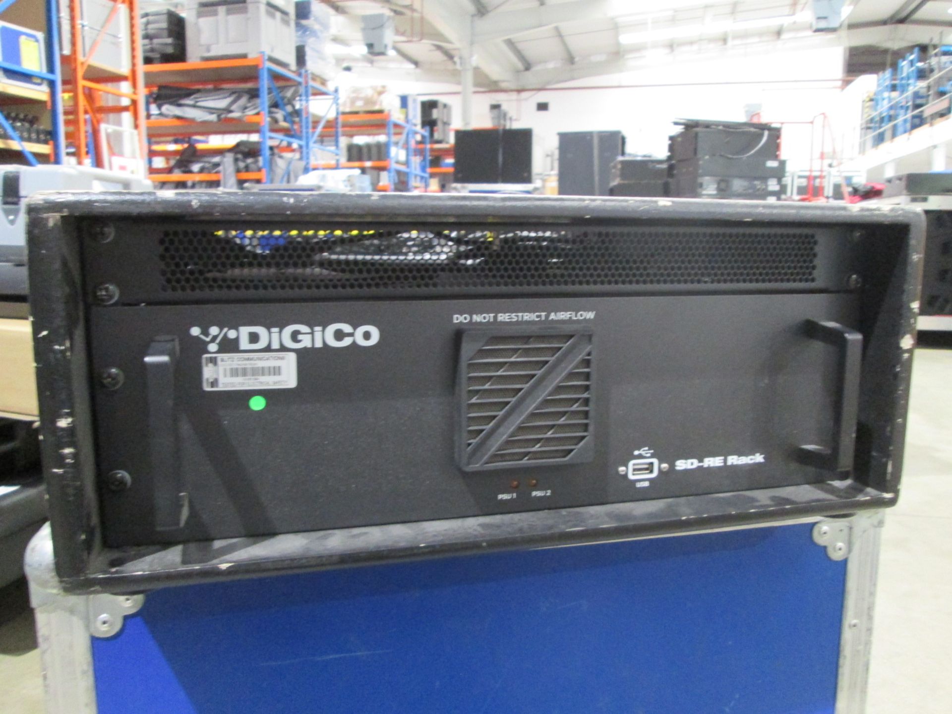 DigiCo SD-RE Input / Output Frame. S/N 350047 1607