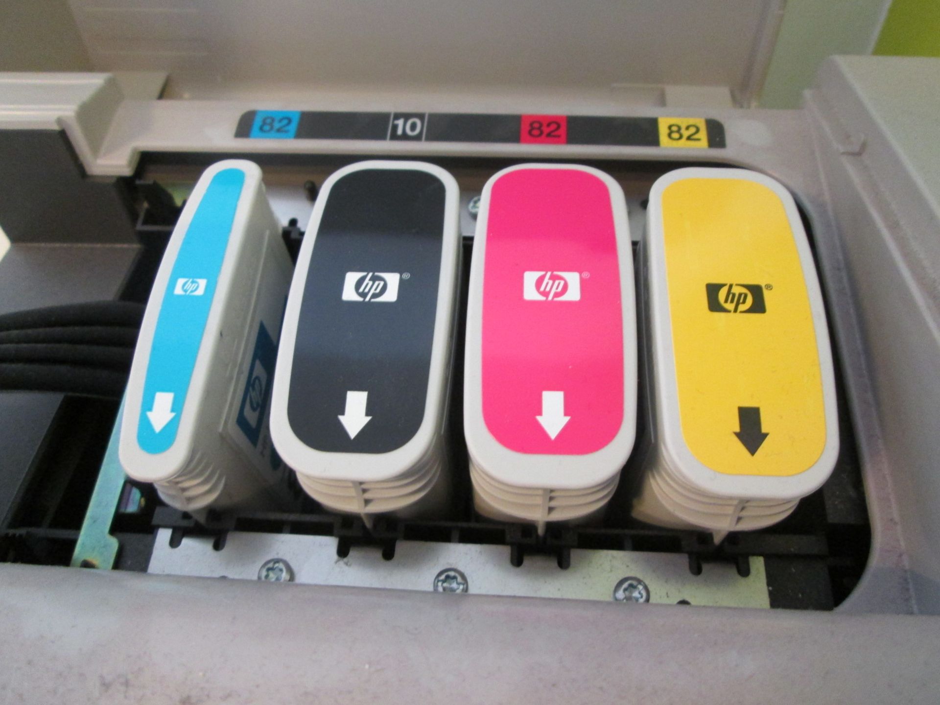 HP Designjet 500 A0 Colour Printer. S/N SG478103F. Model # C7770B - Image 4 of 6