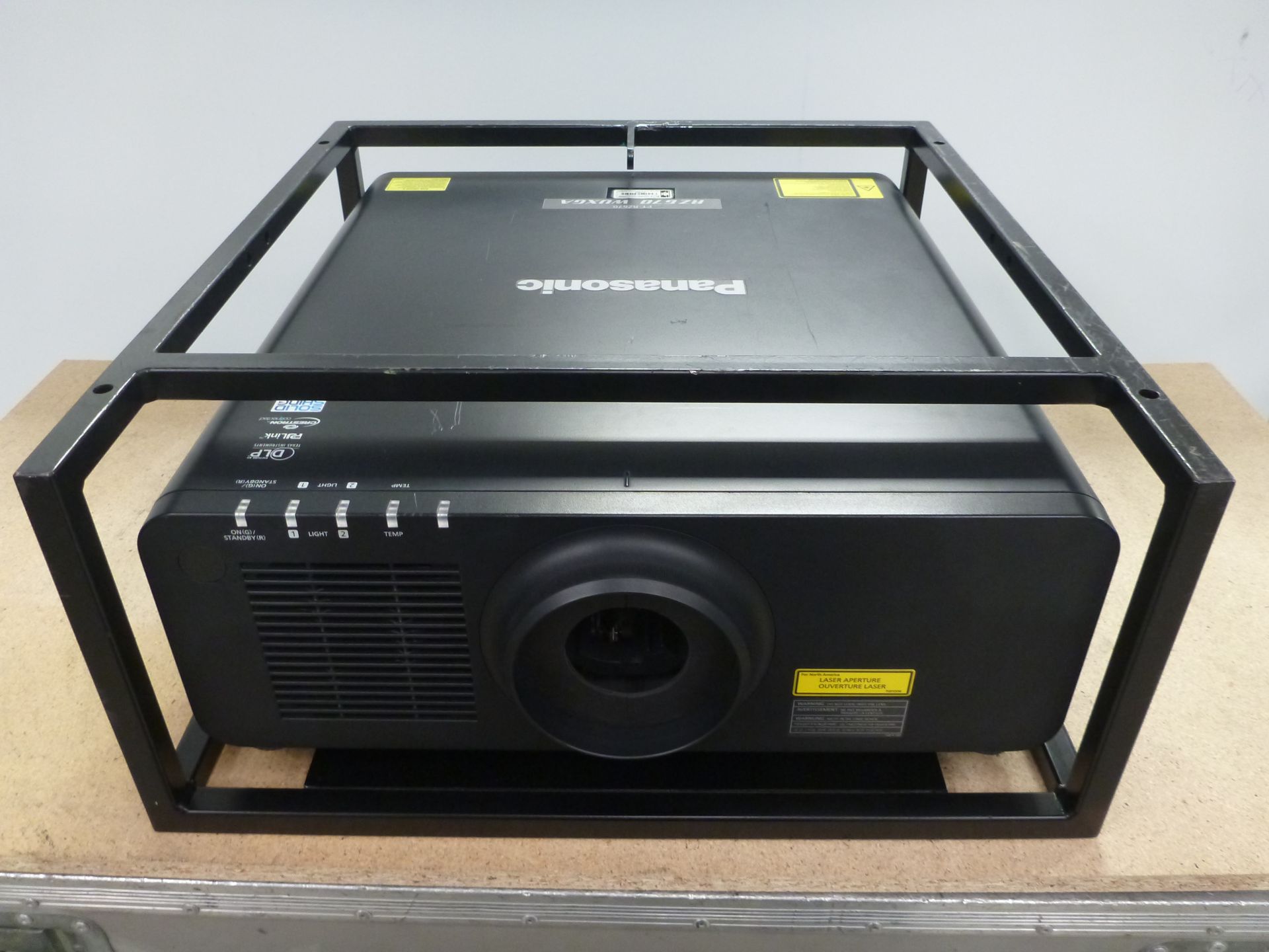 Panasonic Laser Projector, Model PT-RZ670, S/N SH5252006, YOM 2015, In flight case with standard 1.