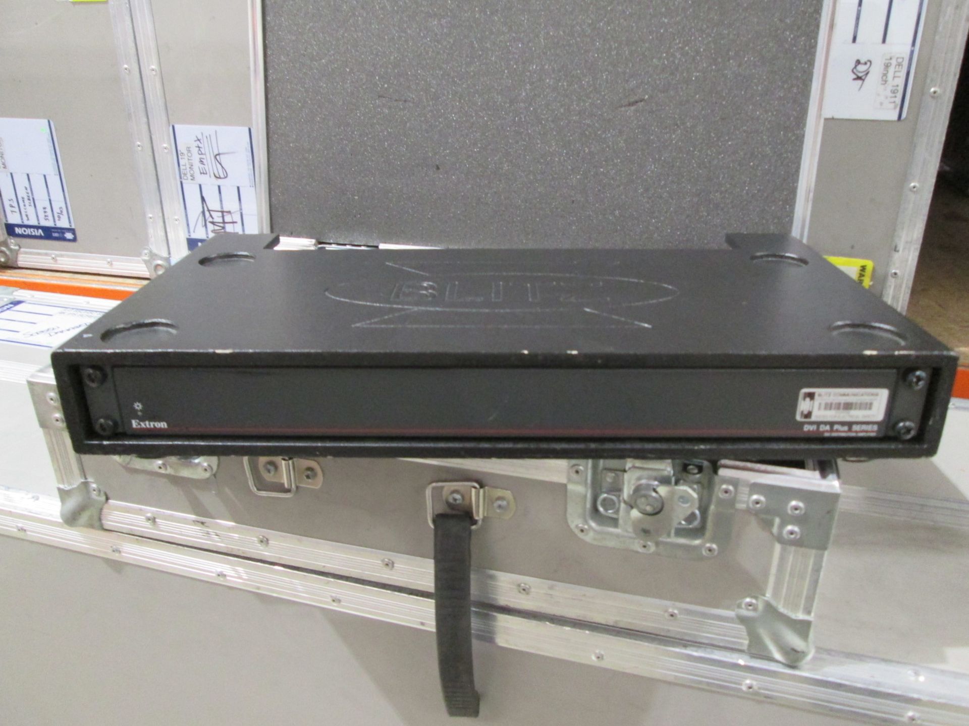 Extron DVI DA8 Plus 1:8 distribution Amplifers, In flight cases (Qty 4)