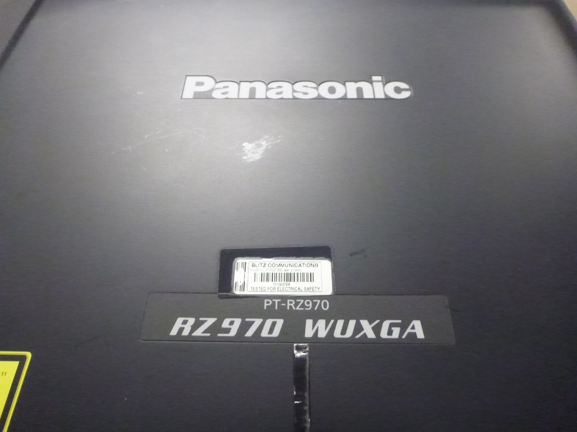 Panasonic Laser Projector, Model PT-RZ970, S/N DA8410049, YOM 2018, In flight case with standard 1. - Image 7 of 12