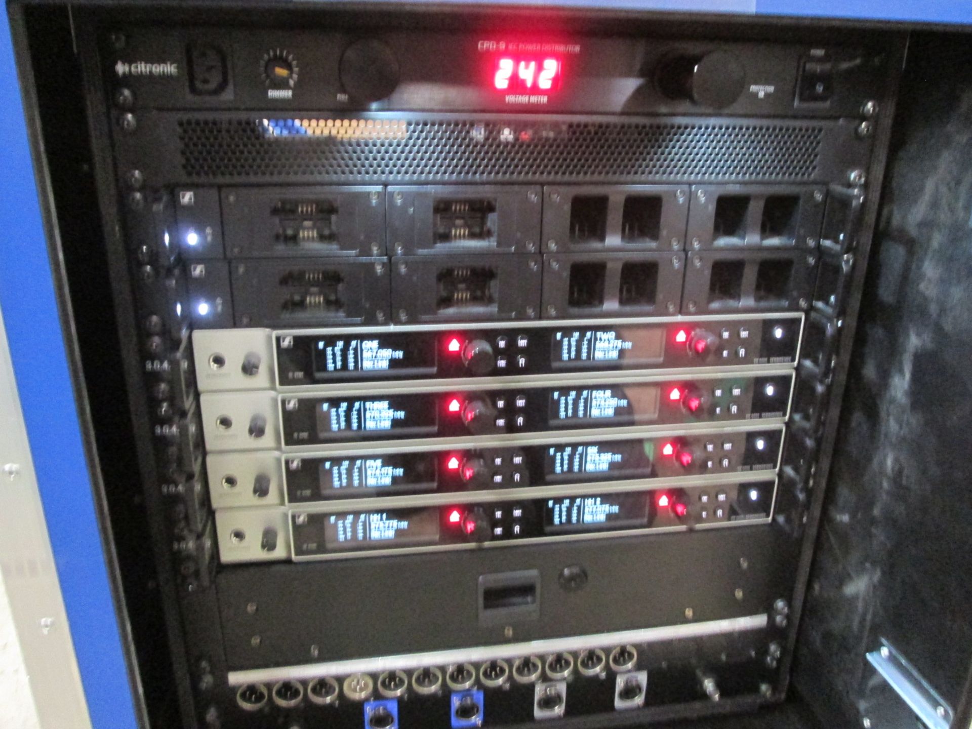Sennheiser EM 6000 Dante Radio Rack. To include 4 x digital 2 channel UHF receivers, 4 x - Image 2 of 11