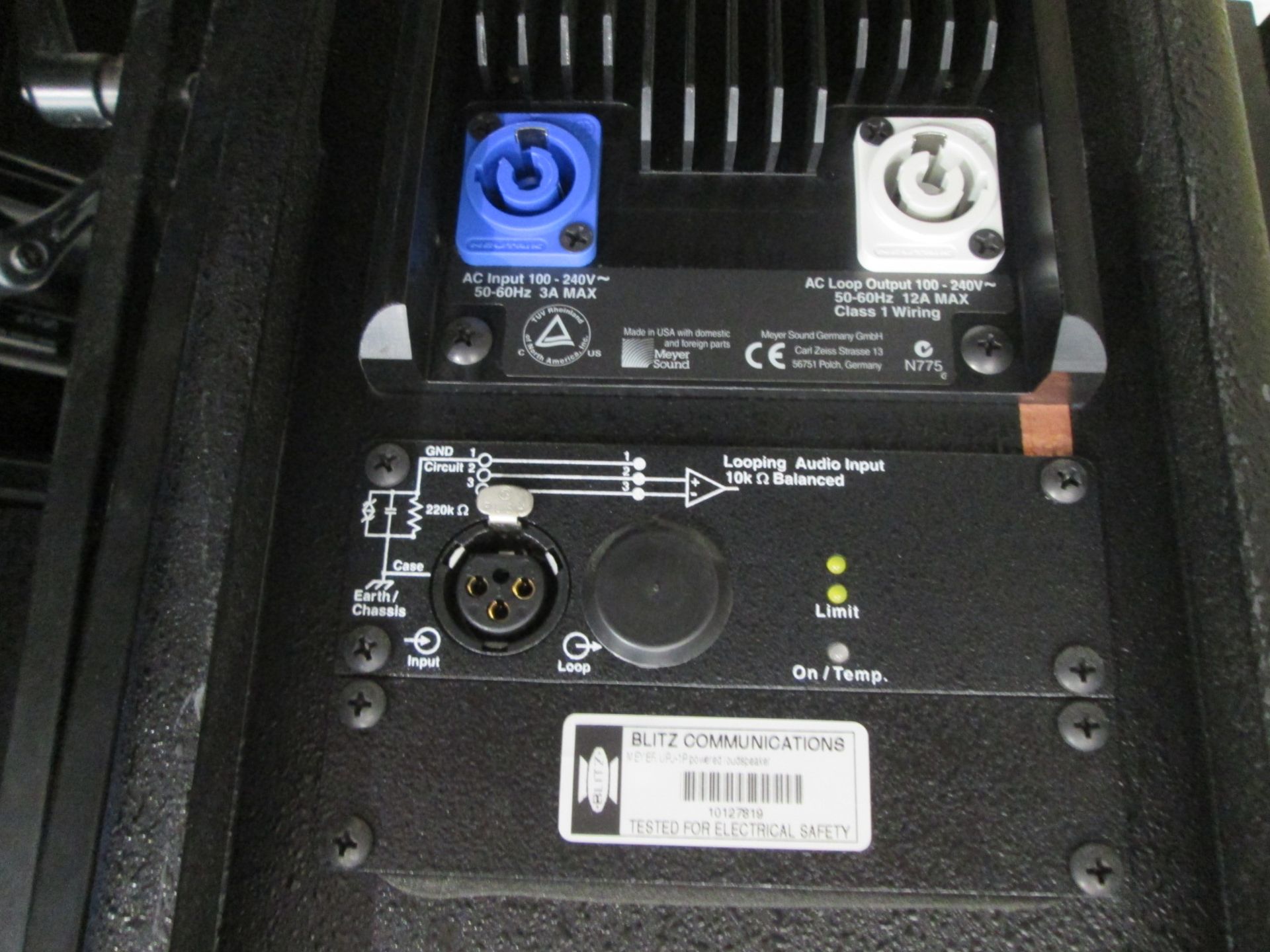 Meyer Sound UPJ-1P Powered Loudspeakers (Qty 2) S/N 08276597, 08276598, With hanging bracket - Image 3 of 7