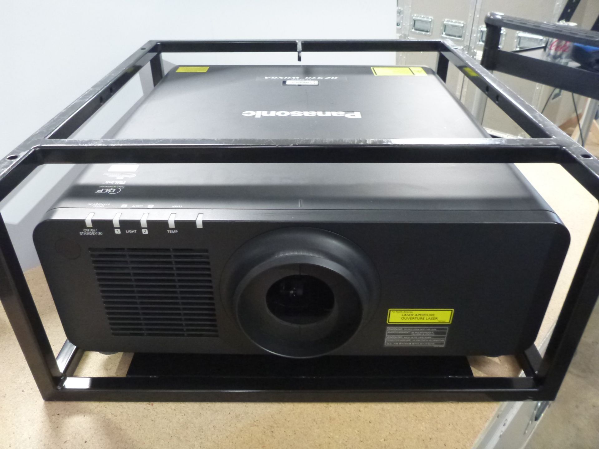 Panasonic Laser Projector, Model PT-RZ970, S/N DA8310076, YOM 2018, In flight case with standard 1. - Image 2 of 12