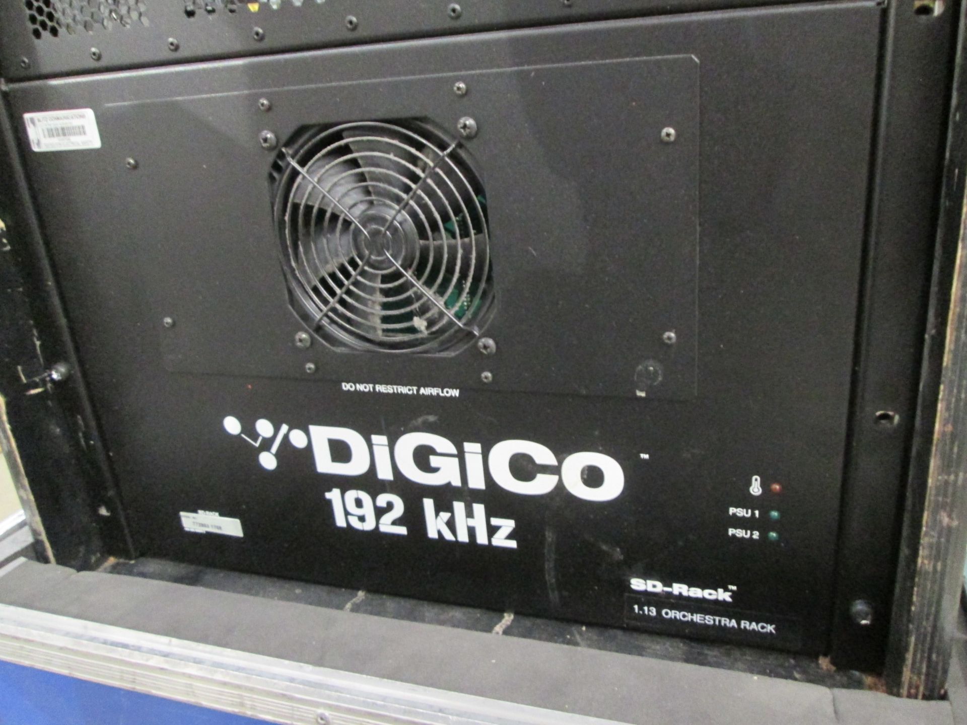 DigiCo 192 kHz SD-Rack Digital Input / Output Frame. S/N 772953 1708, Note 1 x card removed but - Image 2 of 7