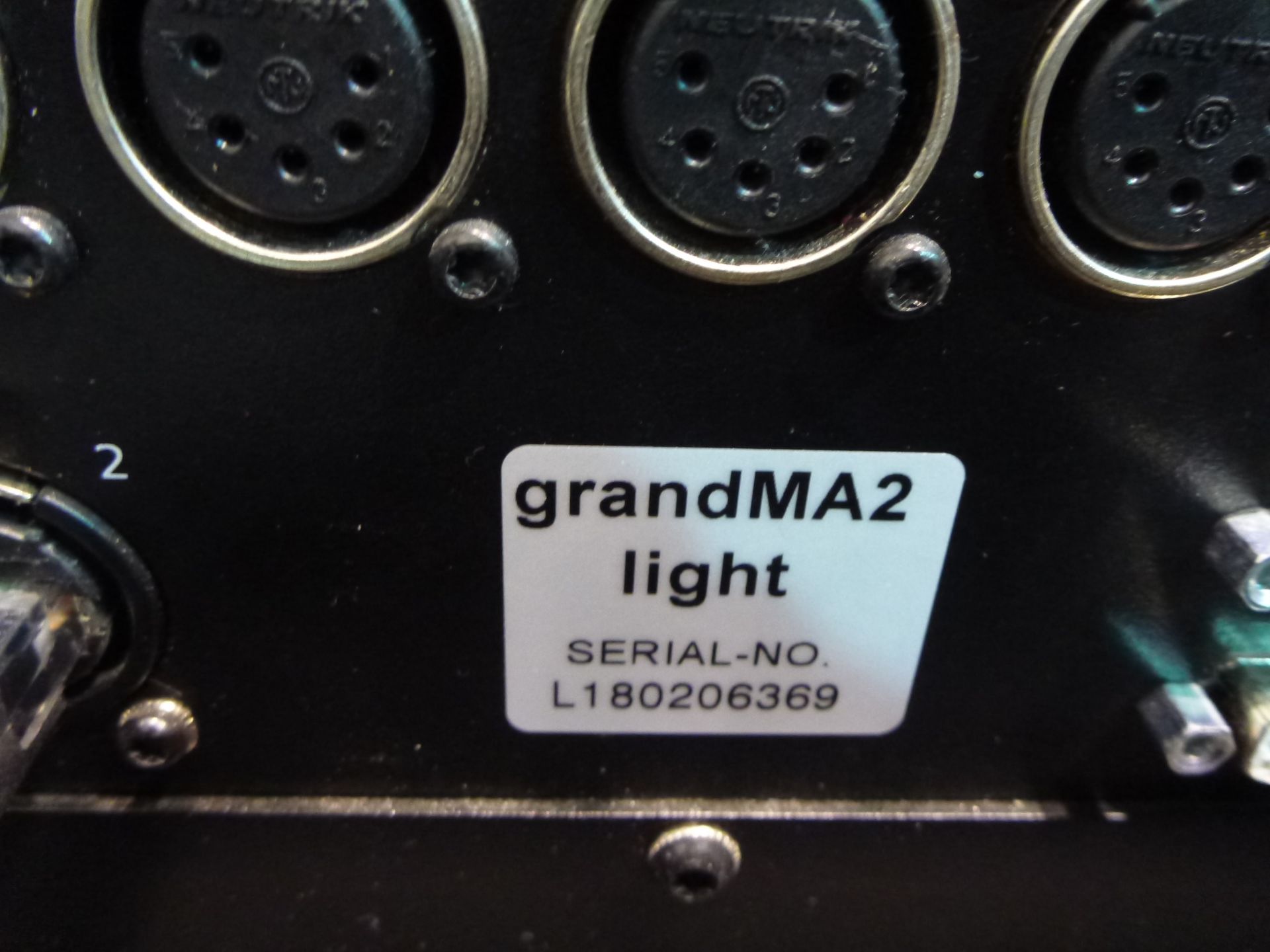 MA Grandma 2 lighting console, S/N L180206369, with leads and flight case (no pc included) - Image 8 of 9