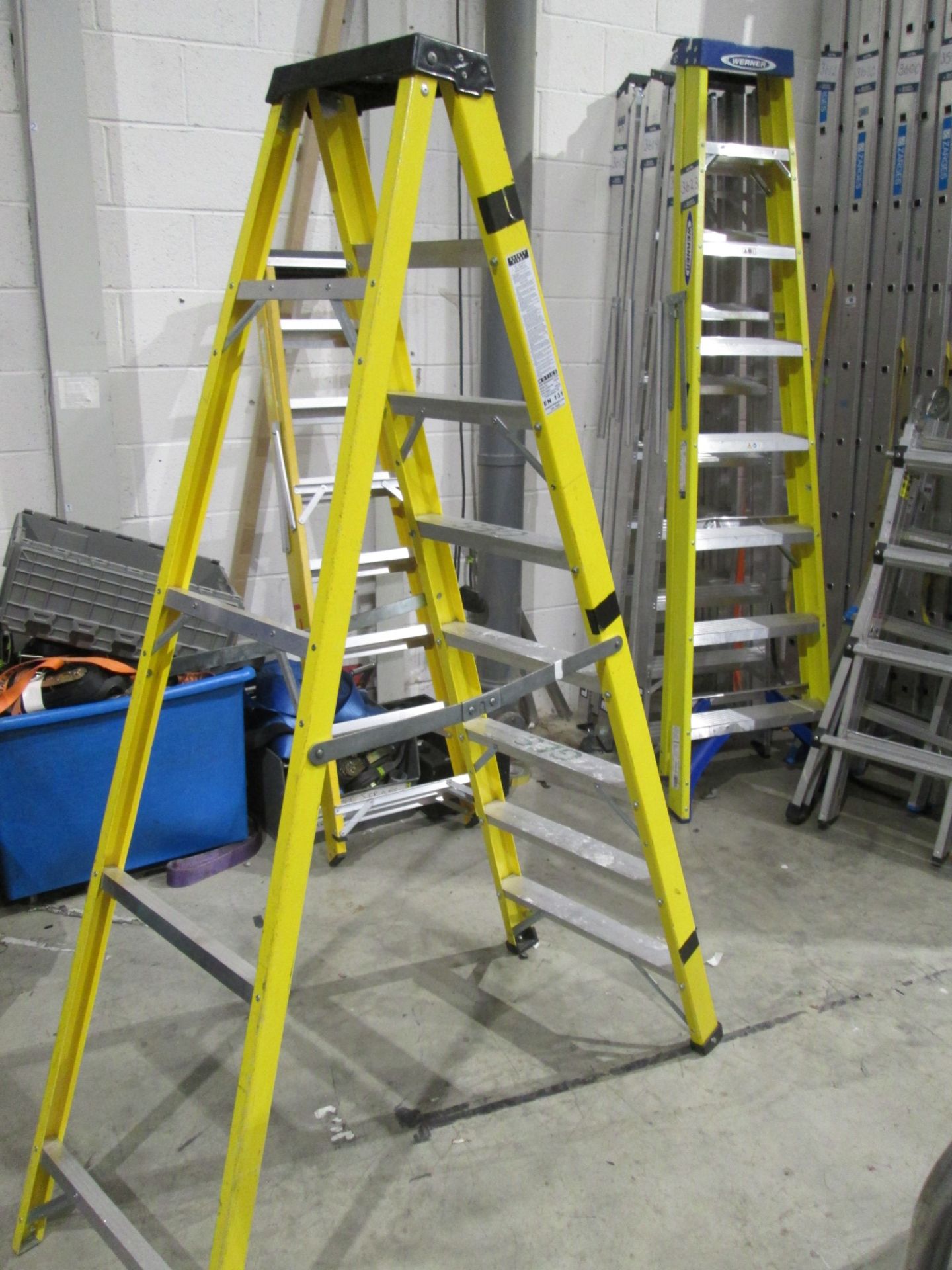 TB Davis FSS-08 Fibre Glass A Frame Ladder, 7 rung